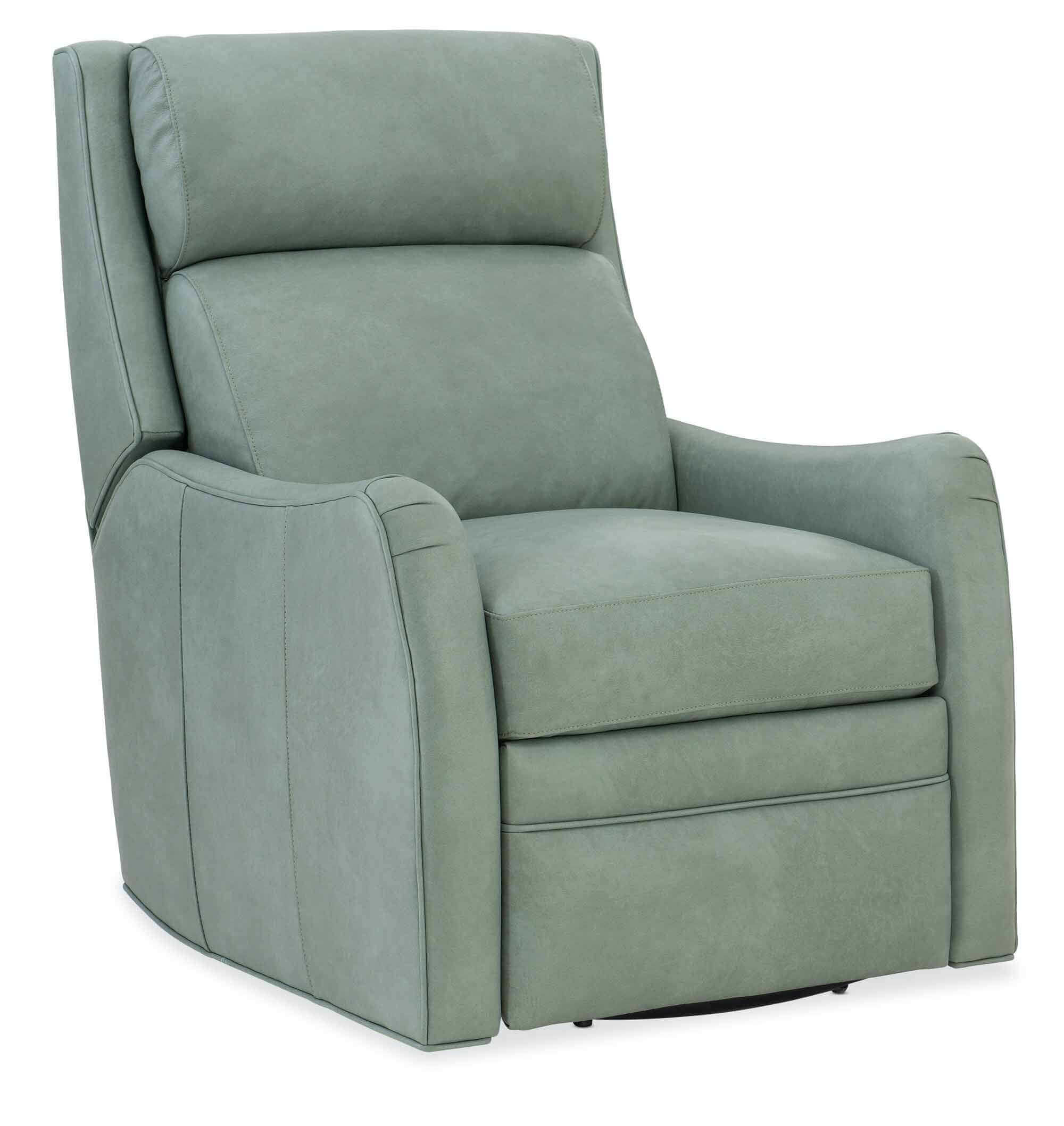 Abbott Leather Swivel Glider Recliner