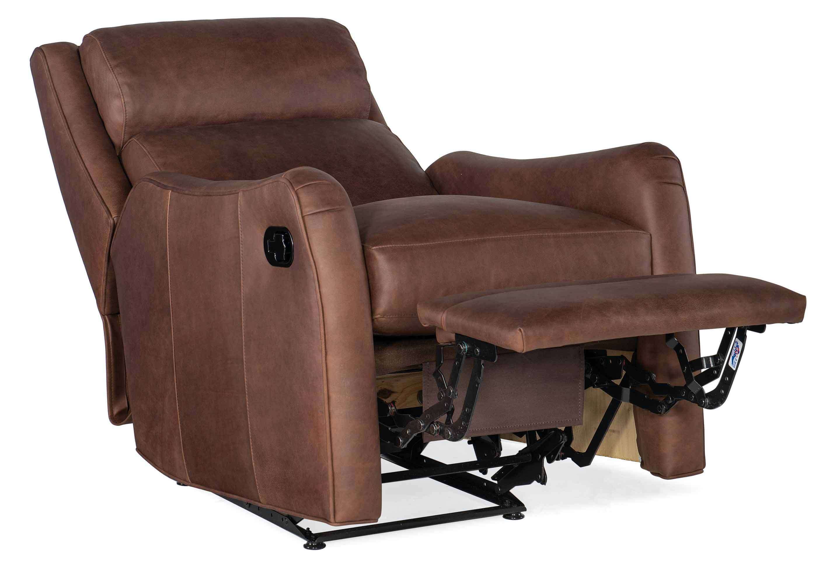 Abbott Leather Swivel Glider Recliner - Image 10