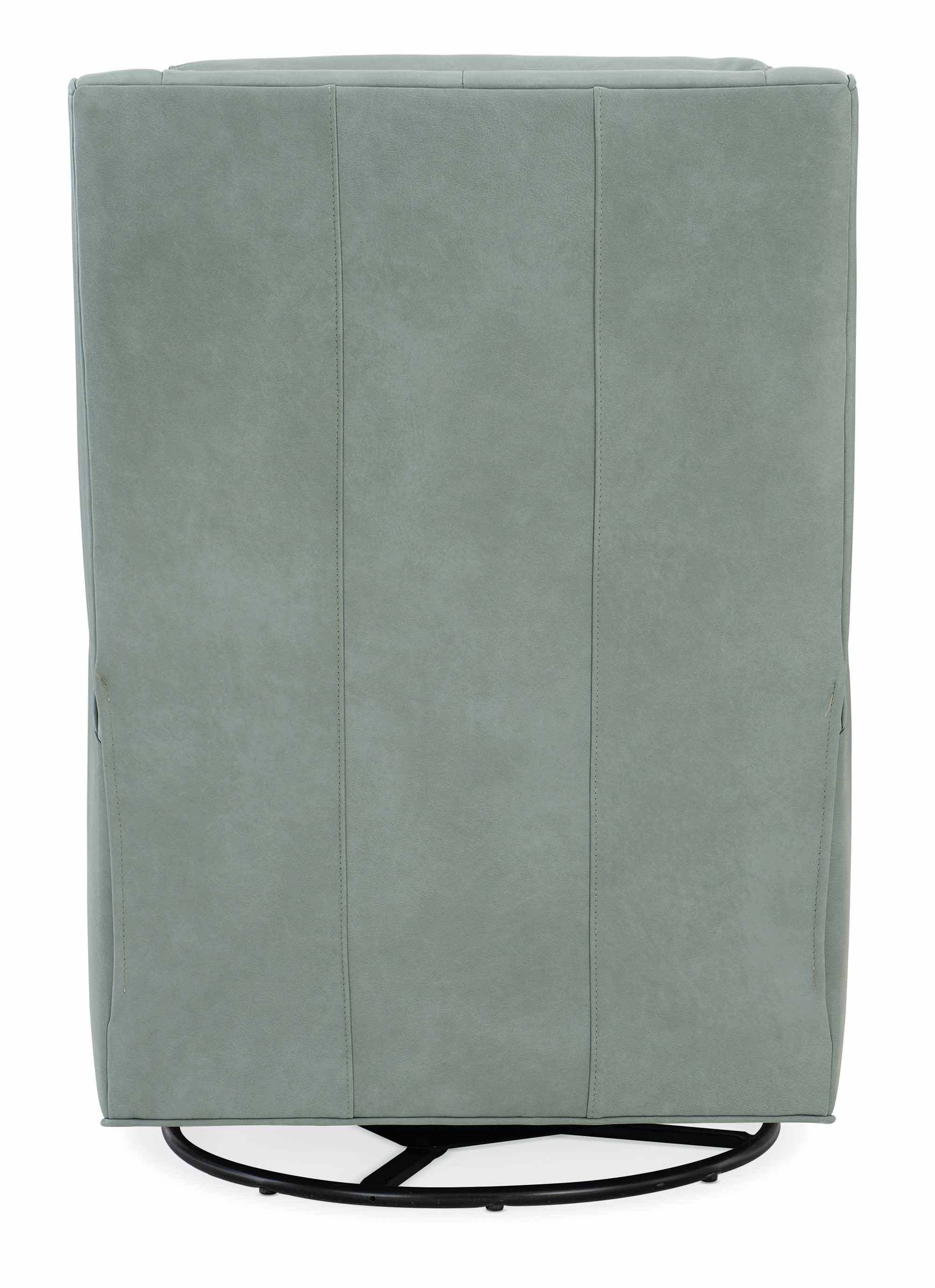 Abbott Leather Swivel Glider Recliner - Image 3