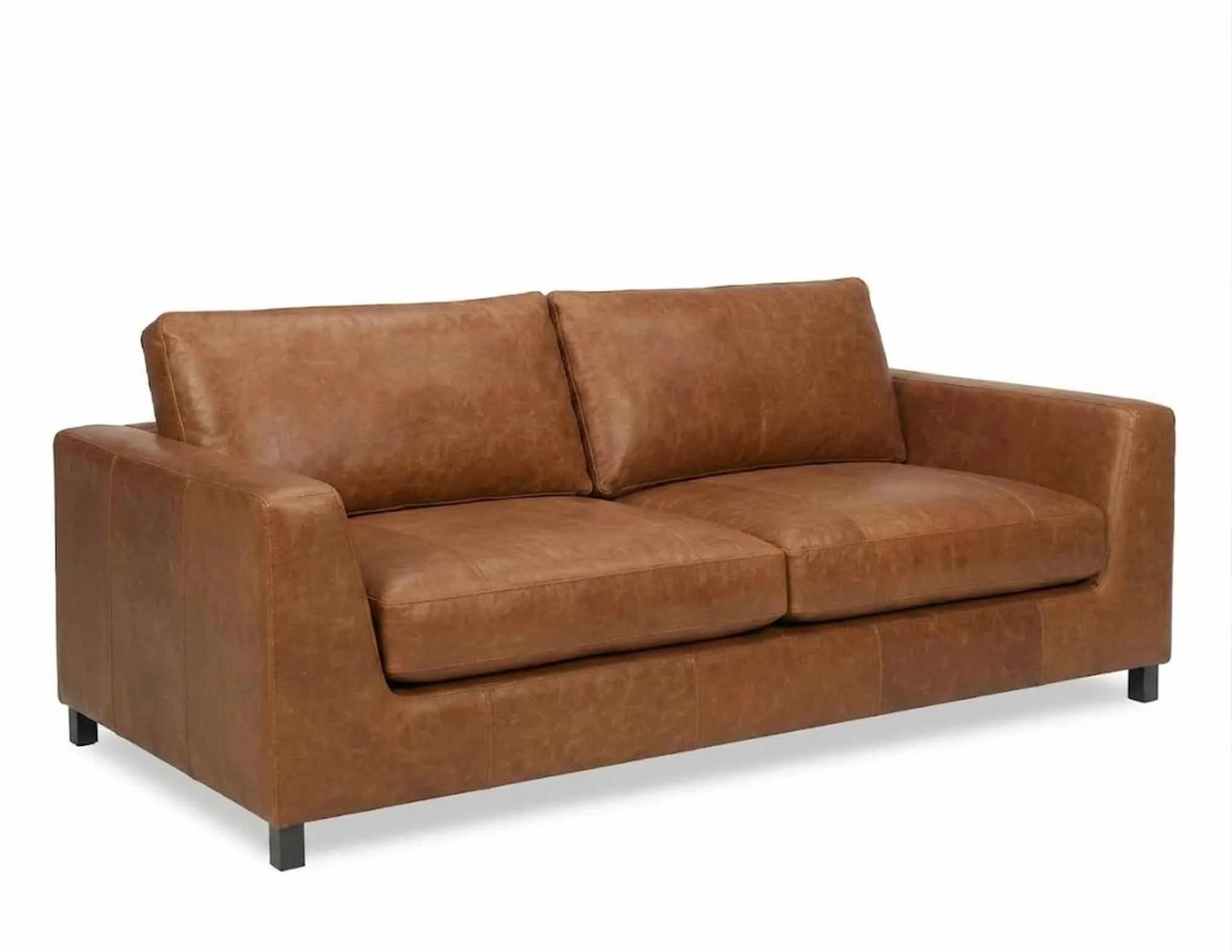 Adele Leather Loveseat