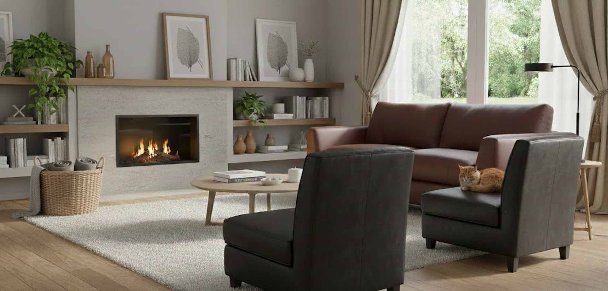 Adele Leather Loveseat - Image 4