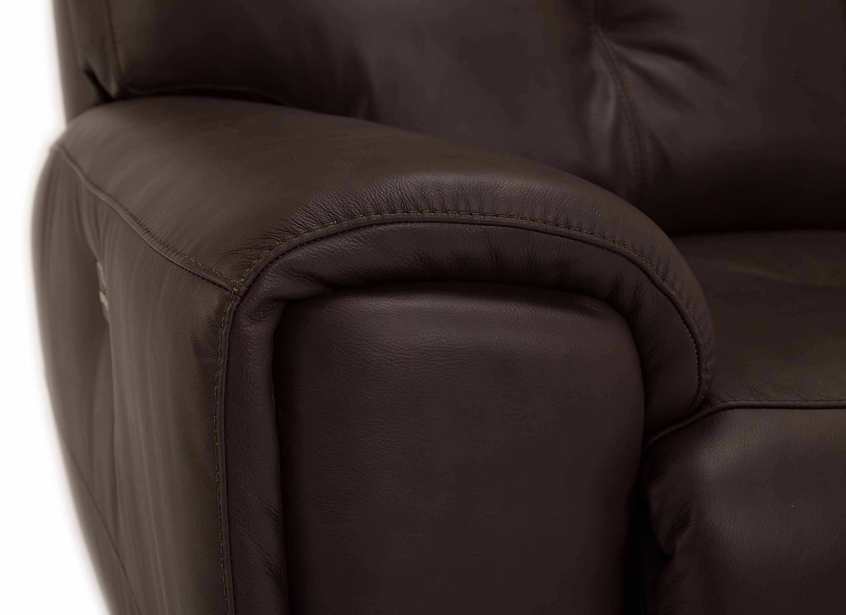 Aedon Leather Power Reclining Sofa With Articulating Headrest - Image 3