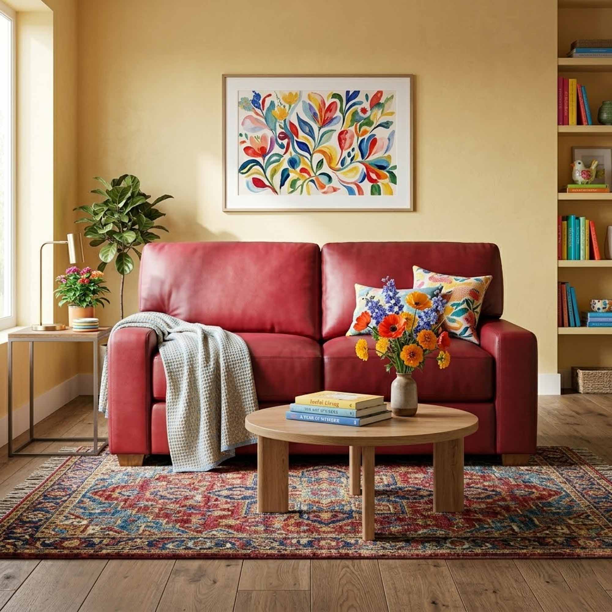Albany Leather Loveseat - Image 3