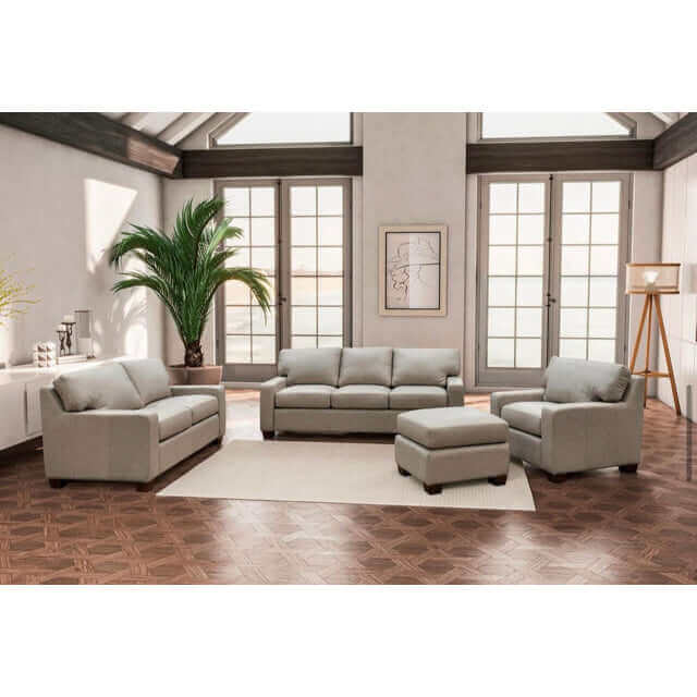 Albany Leather Loveseat - Image 4