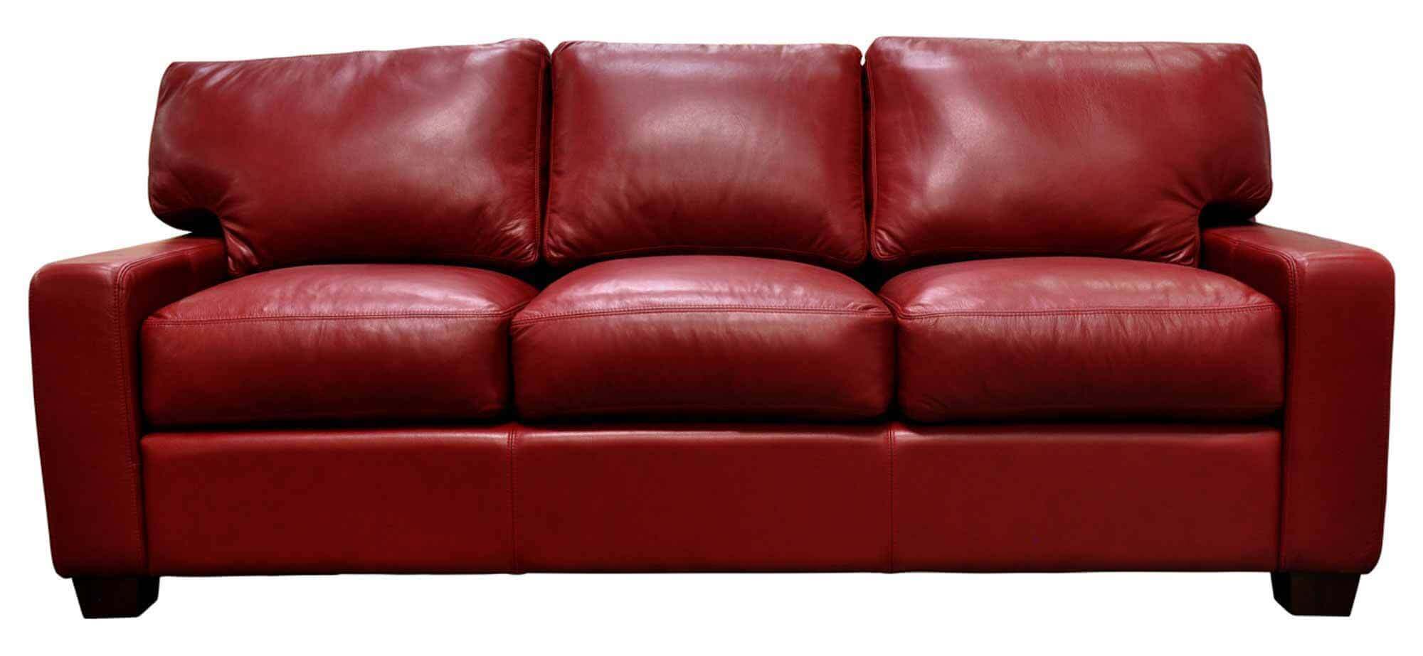 Albany Leather Queen Size Sofa Sleeper - Image 3