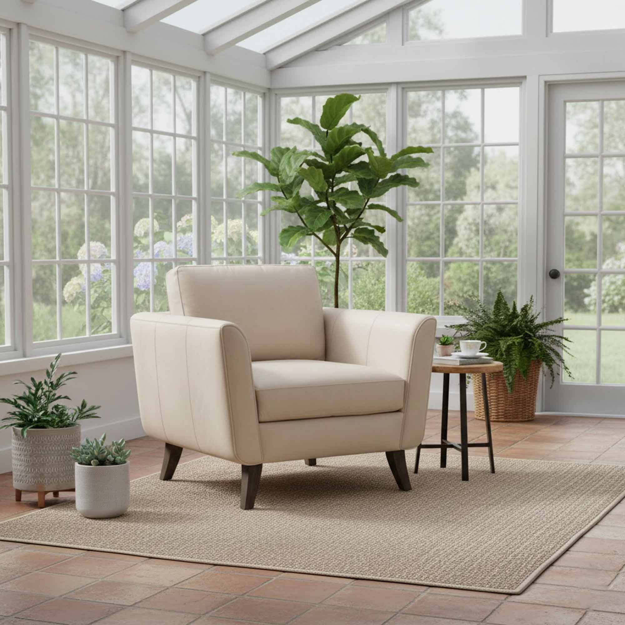 Alora Leather Chair - Image 17