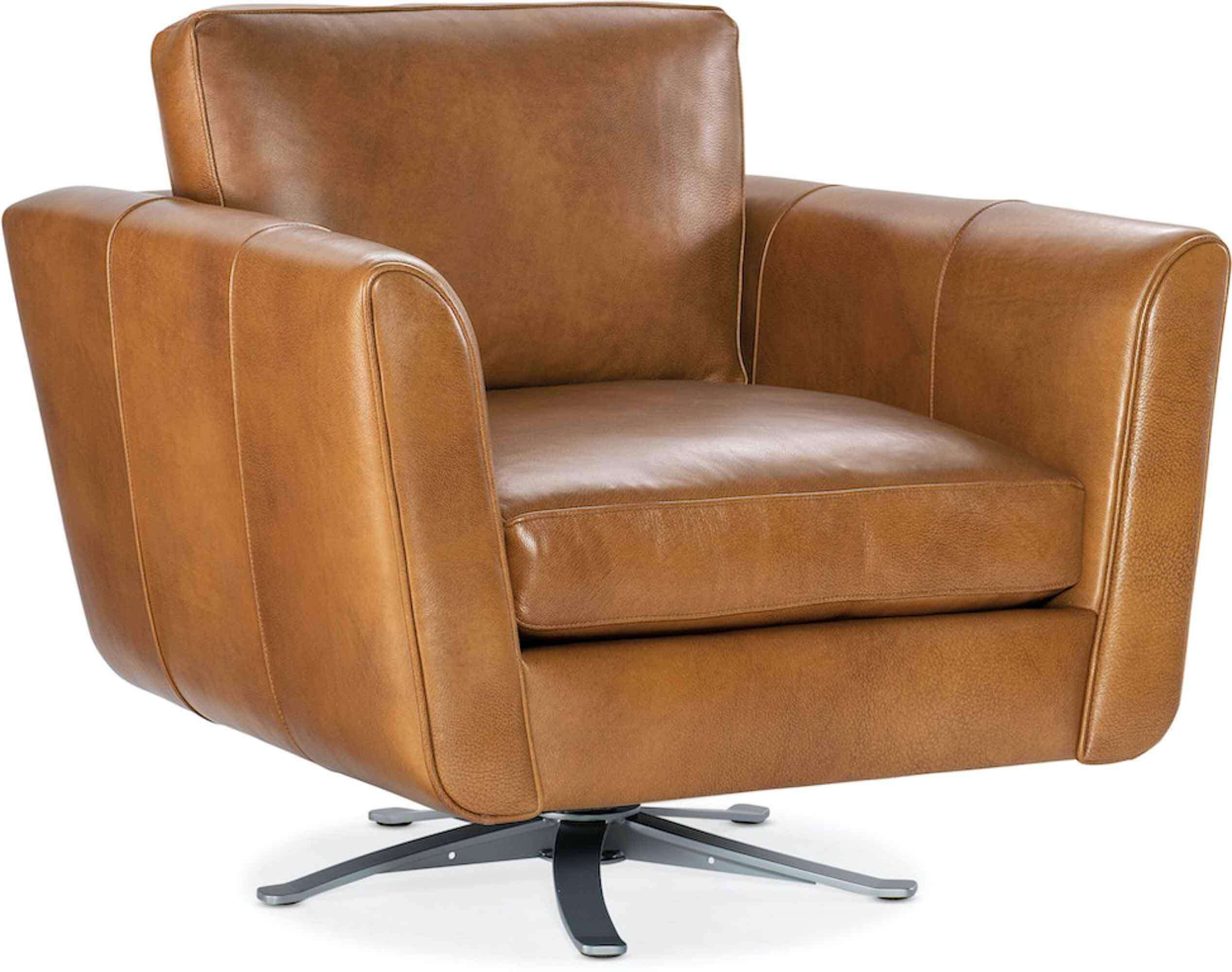 Alora Leather Swivel Chair