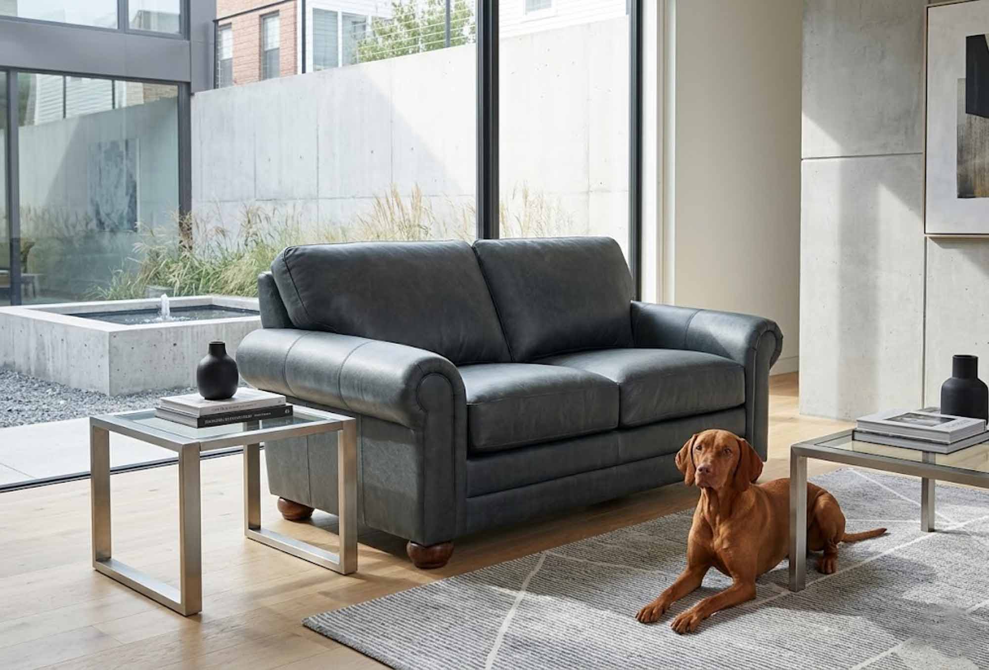Alpharetta Leather Loveseat - Image 3
