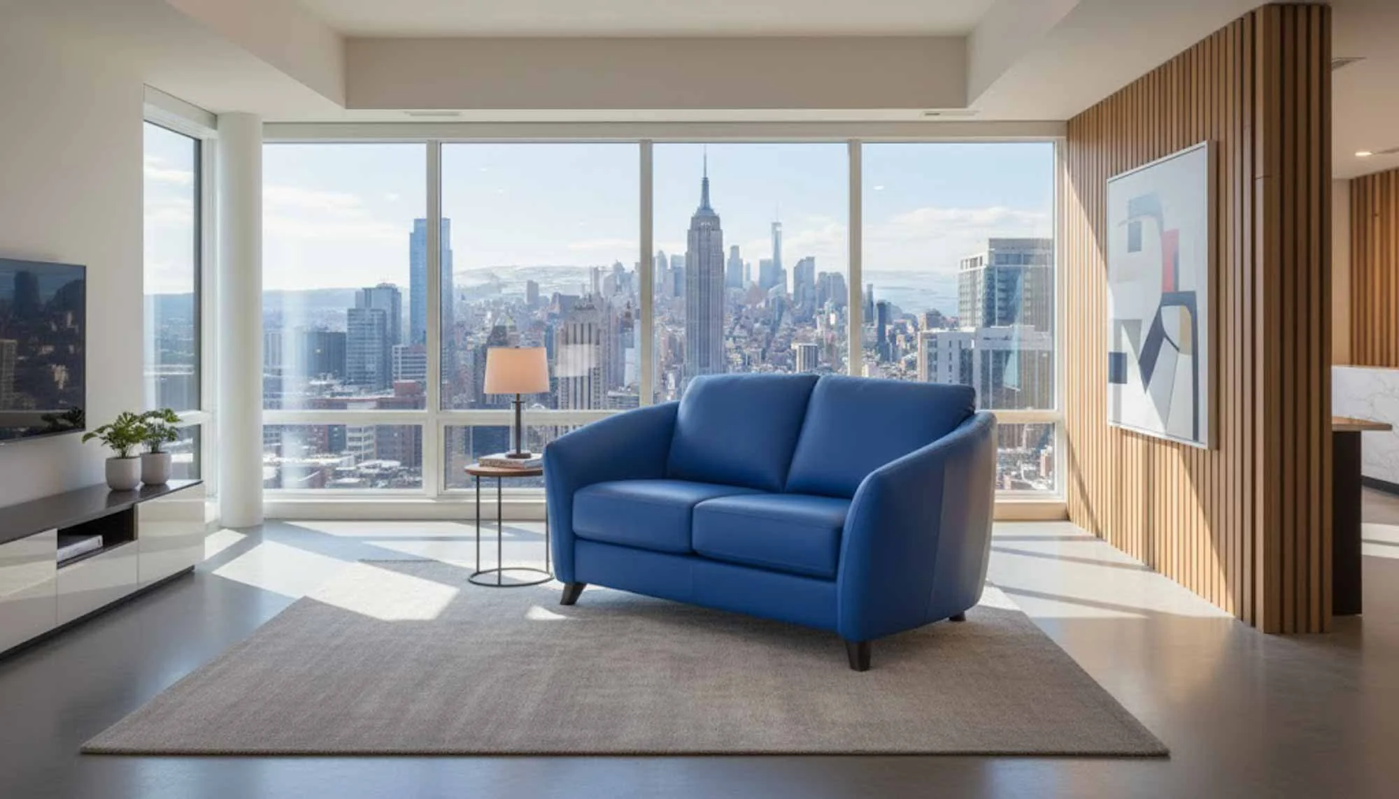 Alula Leather Loveseat - Image 13