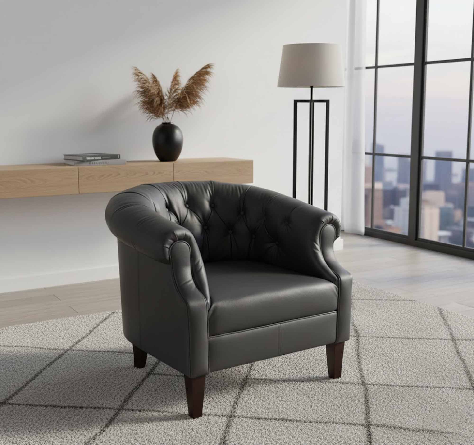Amelia Leather Chair - Image 4