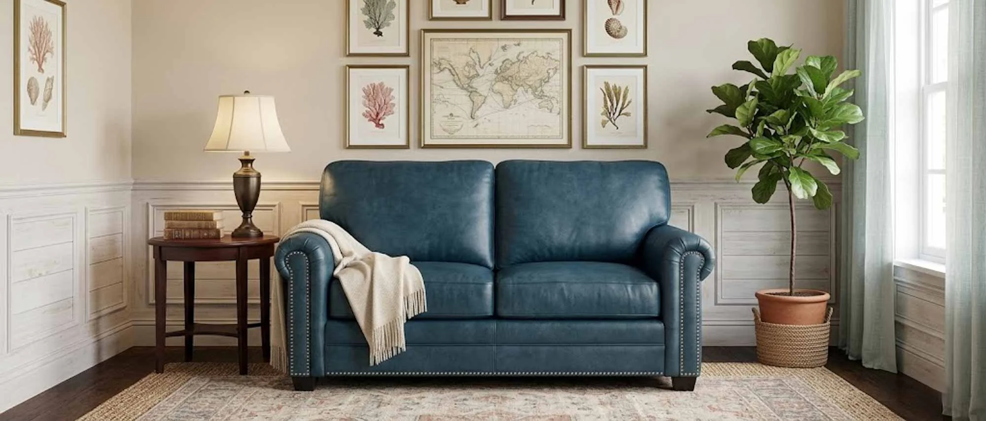 Americano Leather Loveseat - Image 3