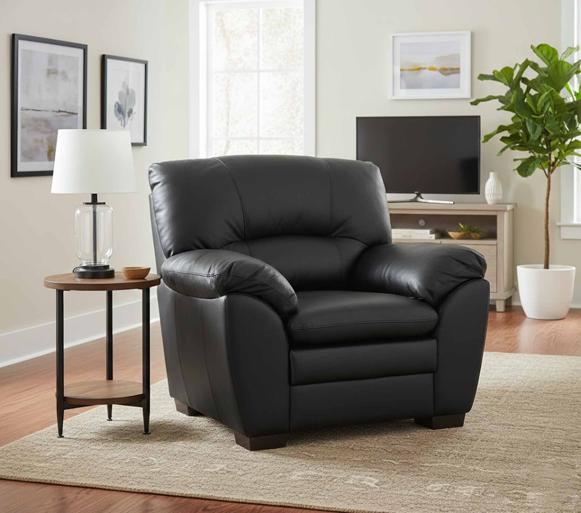 Amisk Leather Chair - Image 10