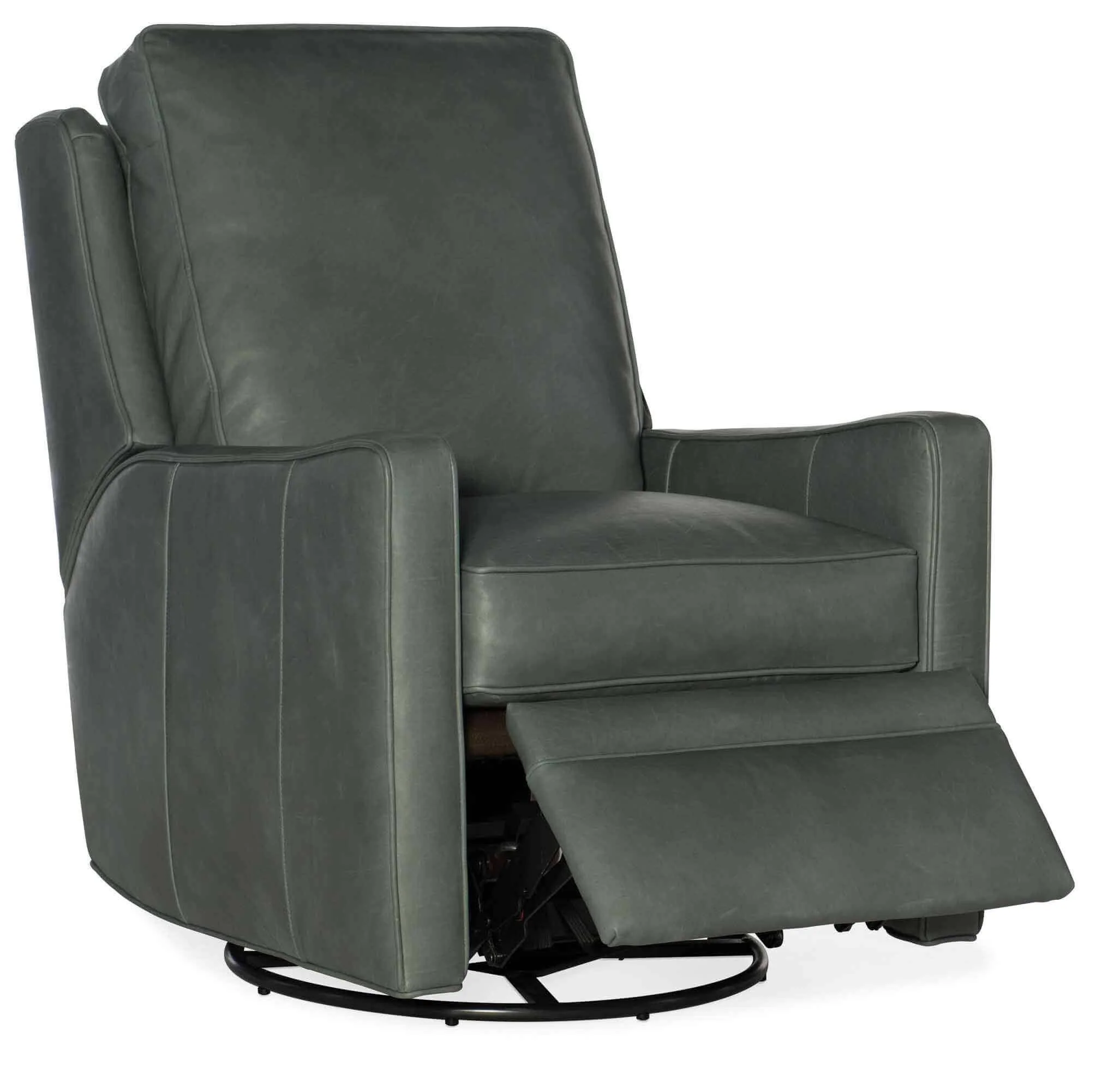 Ani Leather Swivel Glider Recliner - Image 6