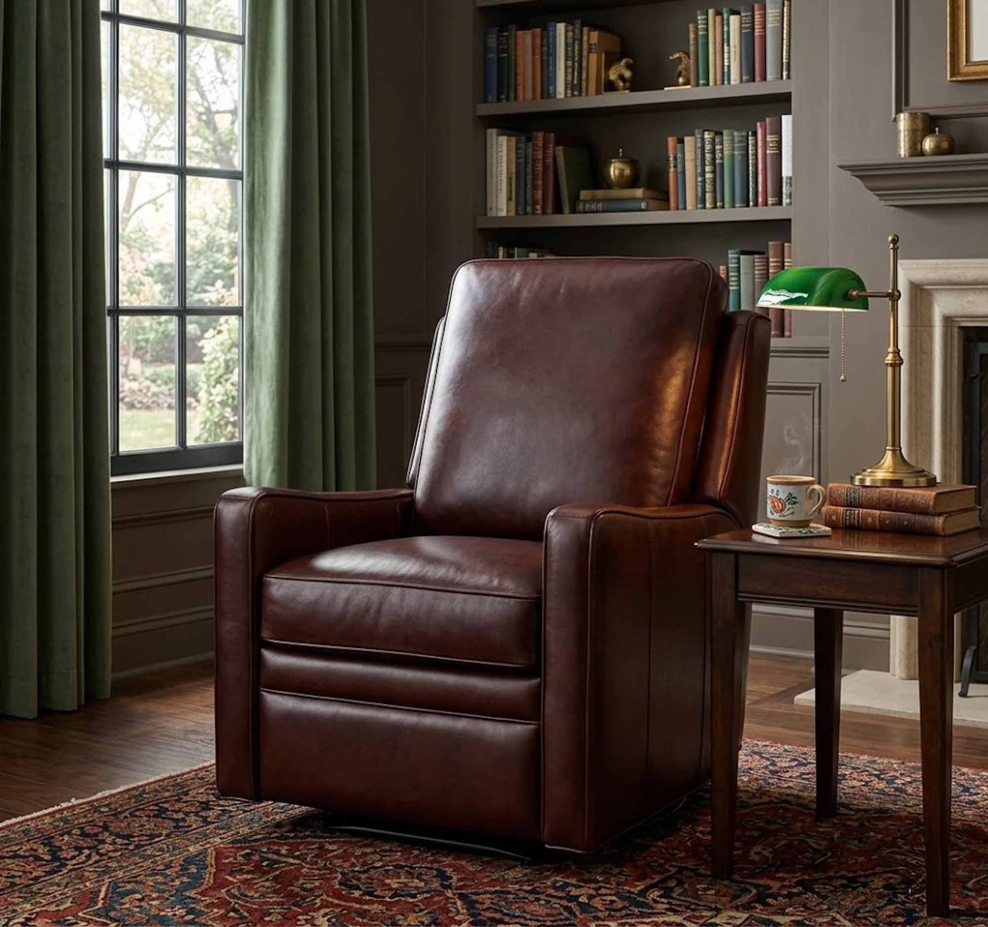 Ani Leather Wall Hugger Recliner - Image 8