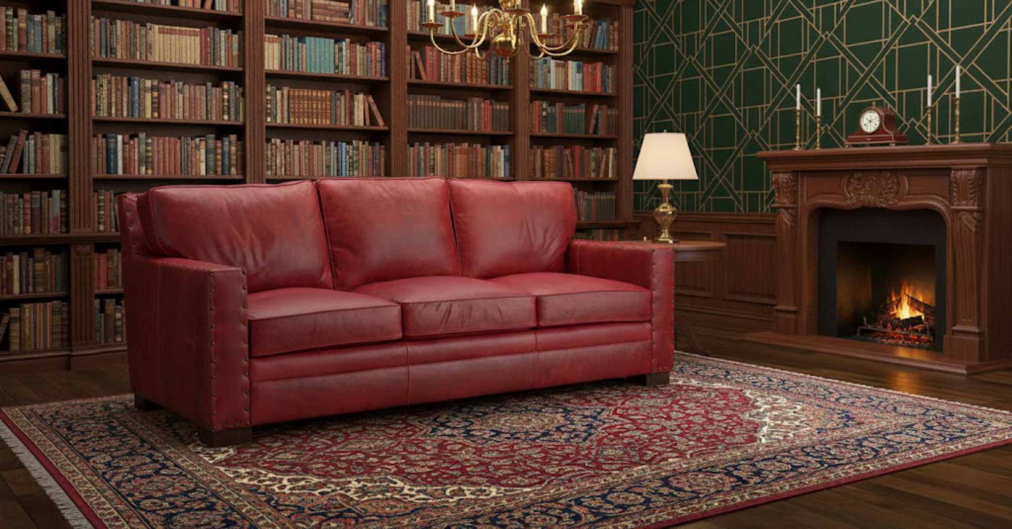 Arabela Leather Queen Size Sofa Sleeper - Image 5