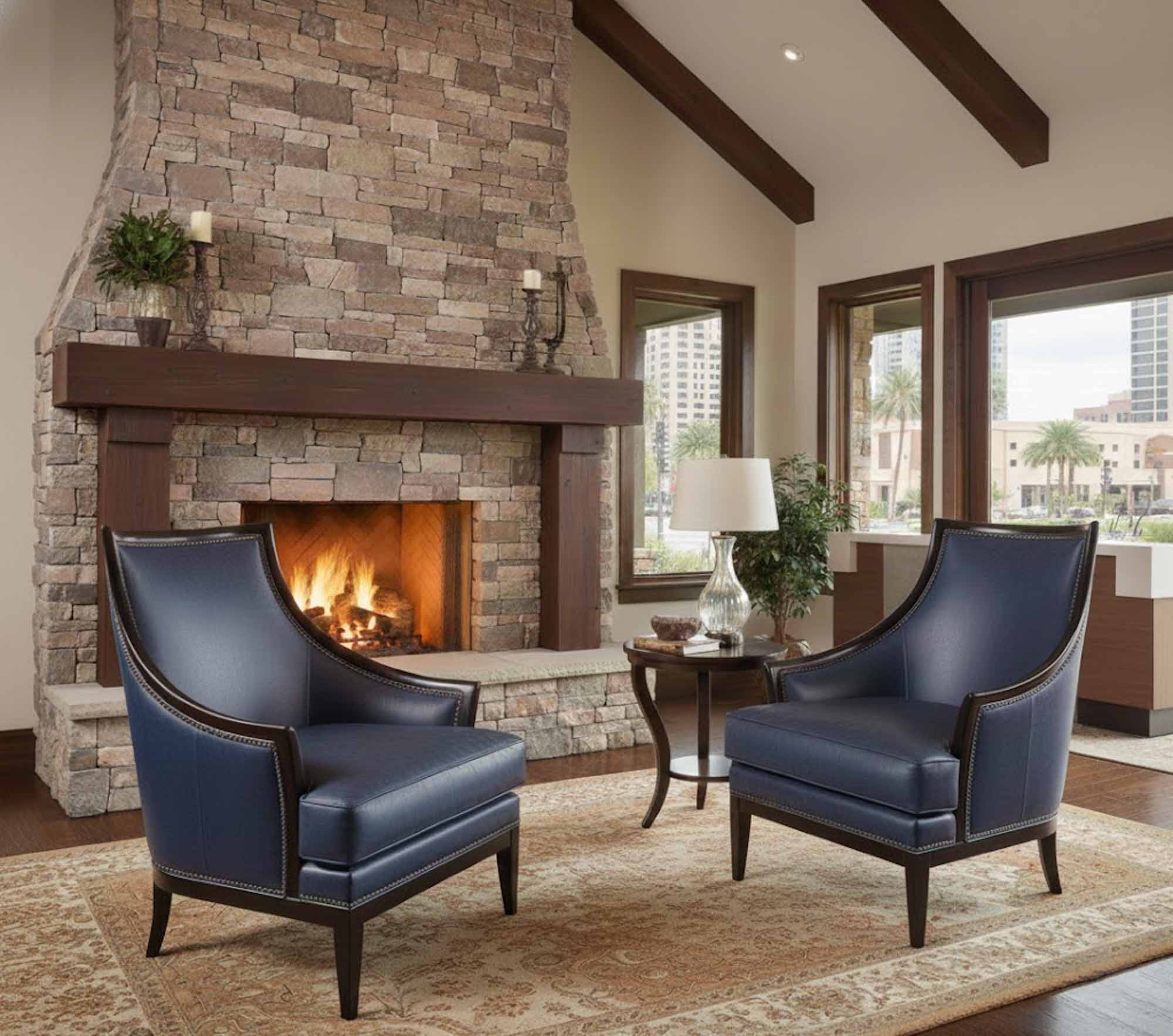 Aria Leather Chair - Image 2