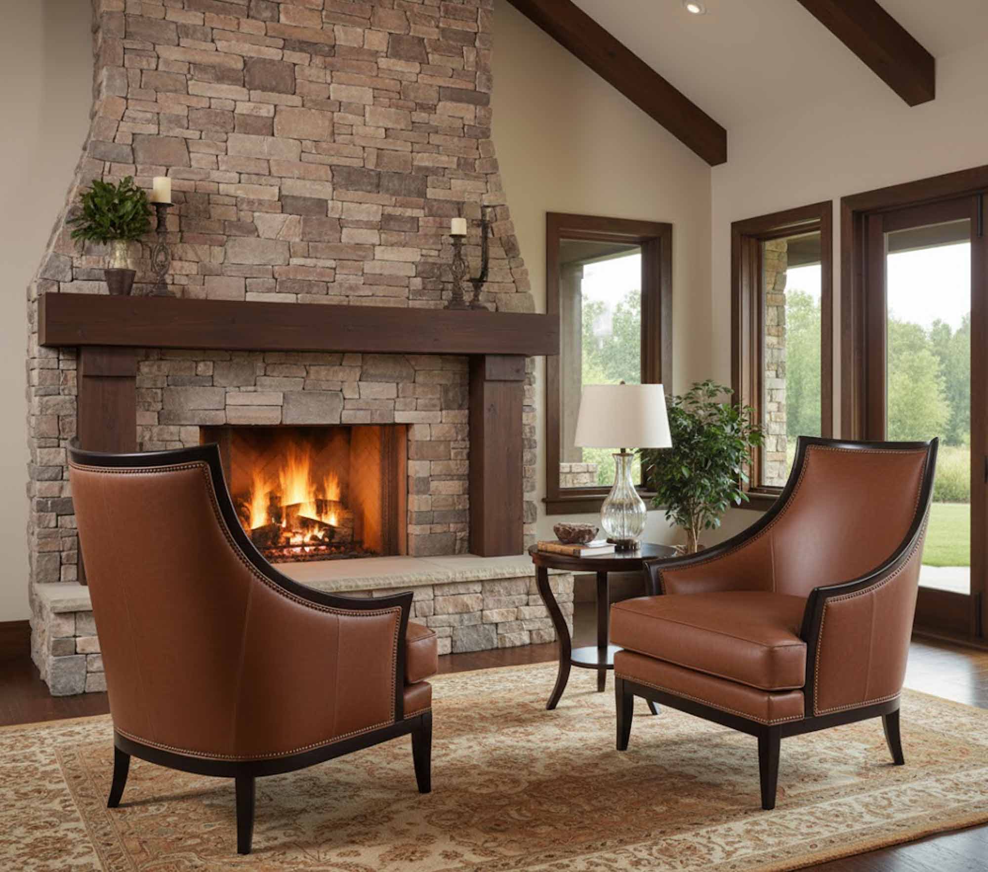 Aria Leather Chair - Image 4