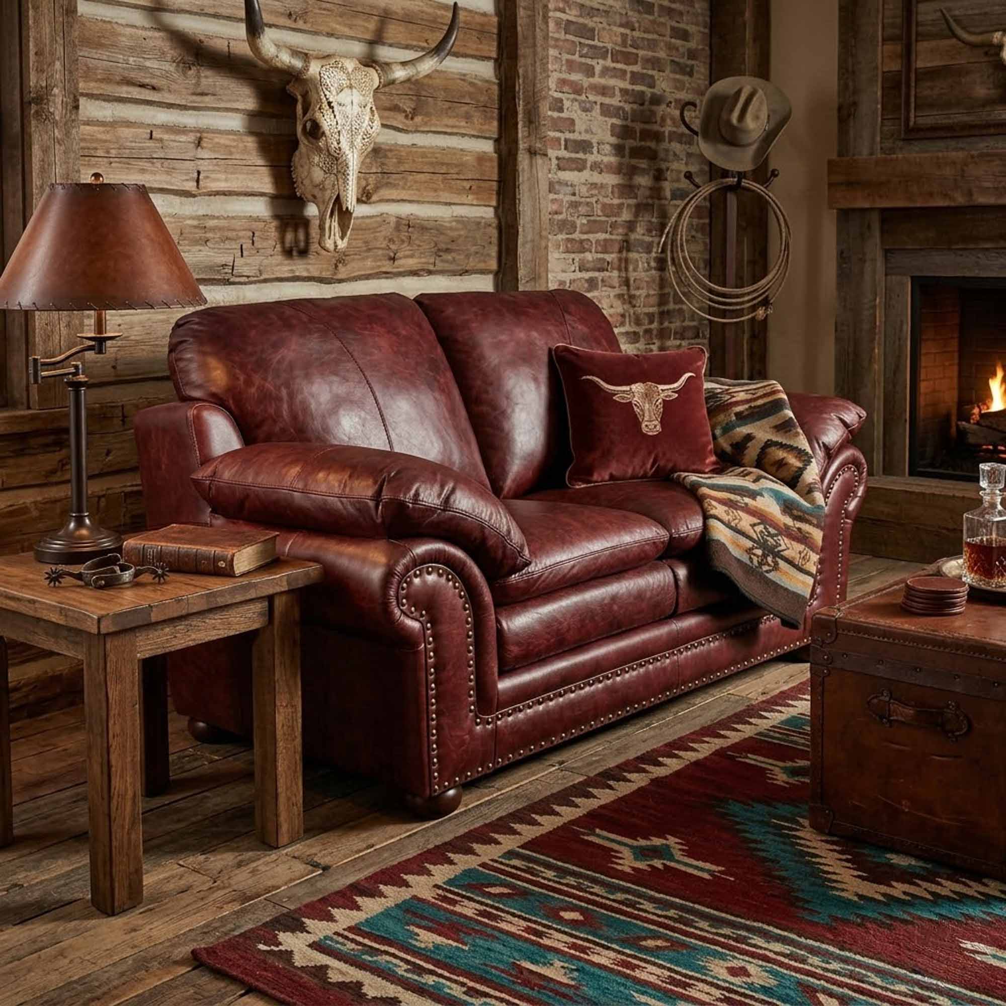 Arlington Leather Loveseat - Image 4