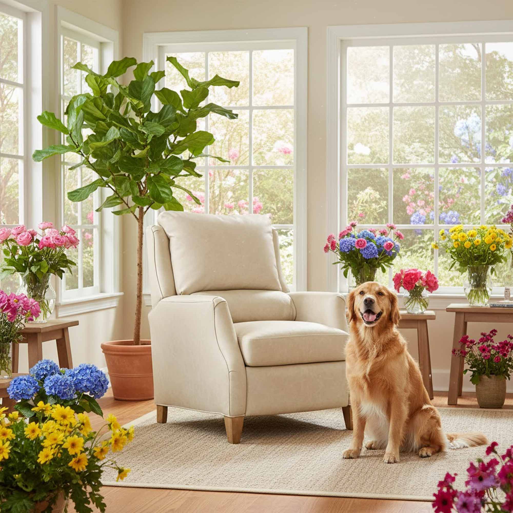 Arnold Leather Recliner - Image 3