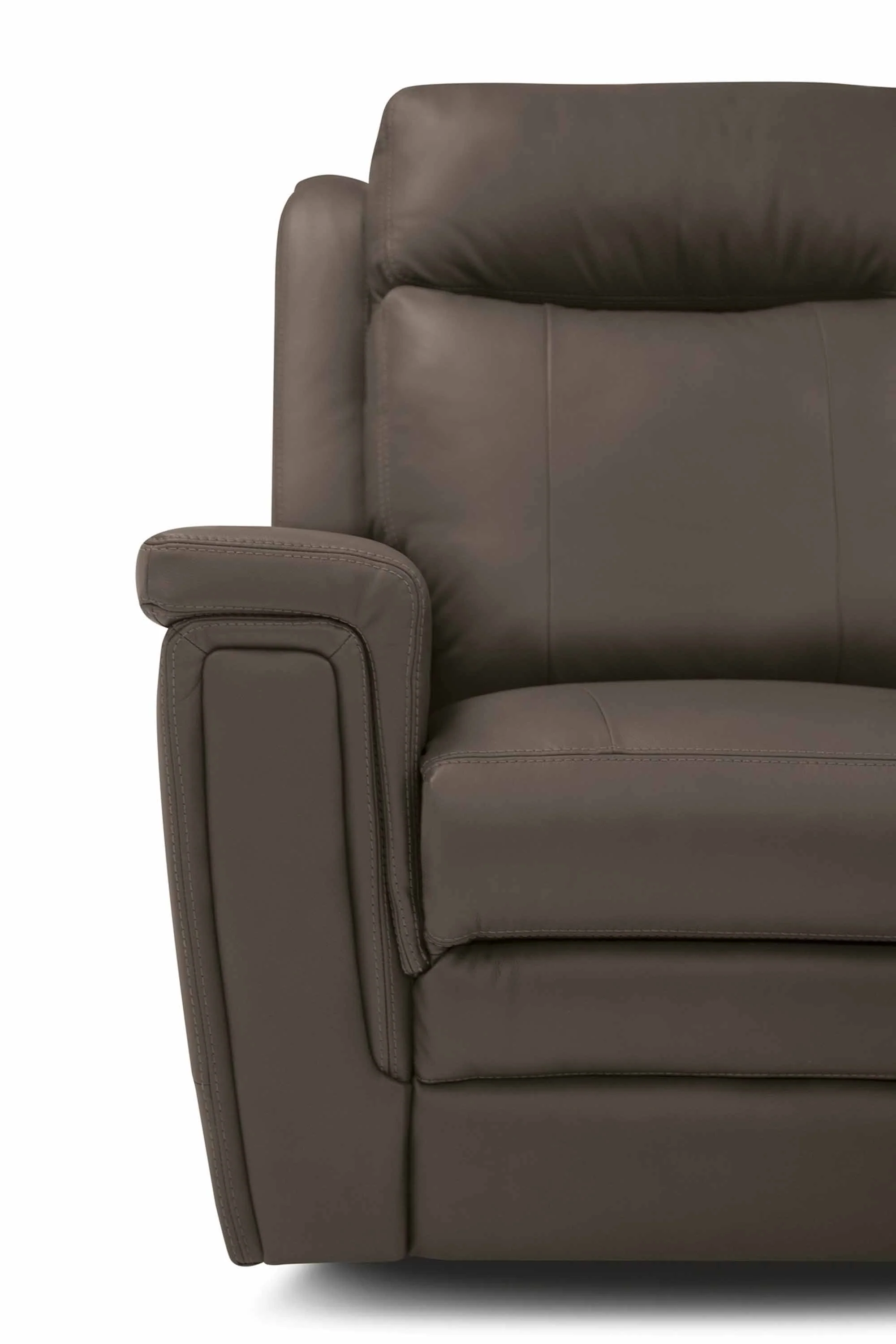 Asher Leather Power Reclining Sectional With Articulating Headrest - Image 3