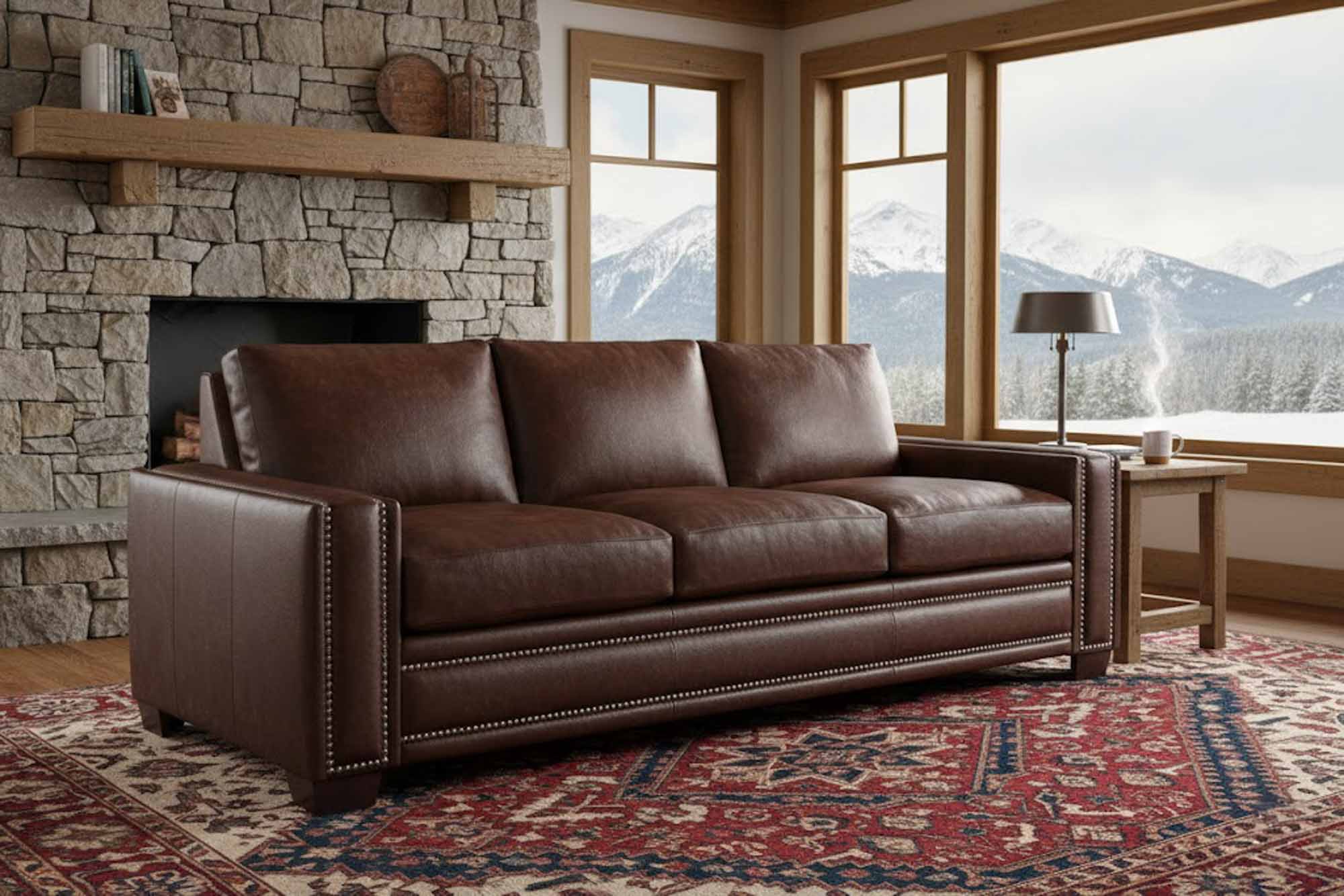 Ashton Leather Sofa - Image 7