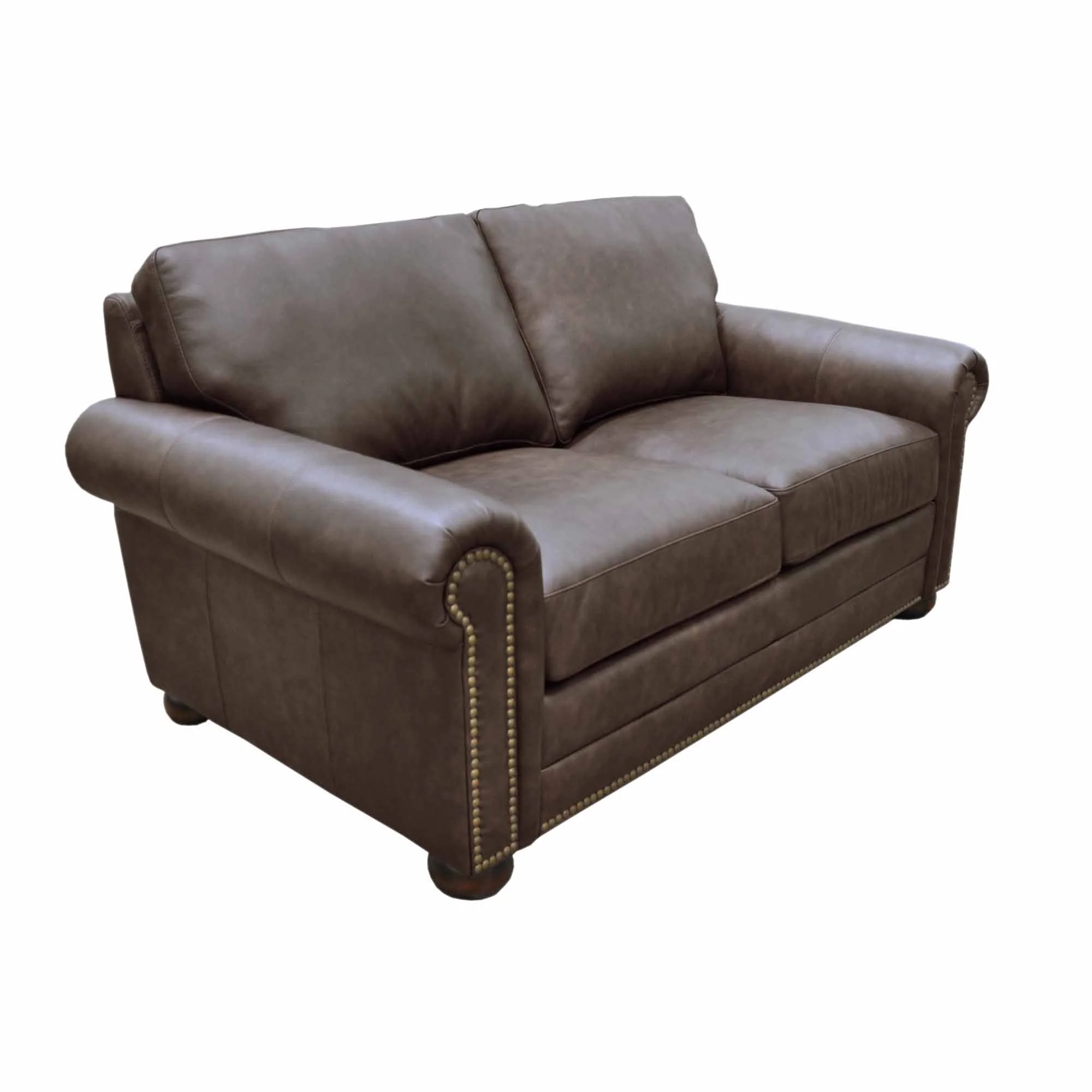 Athens Leather Loveseat