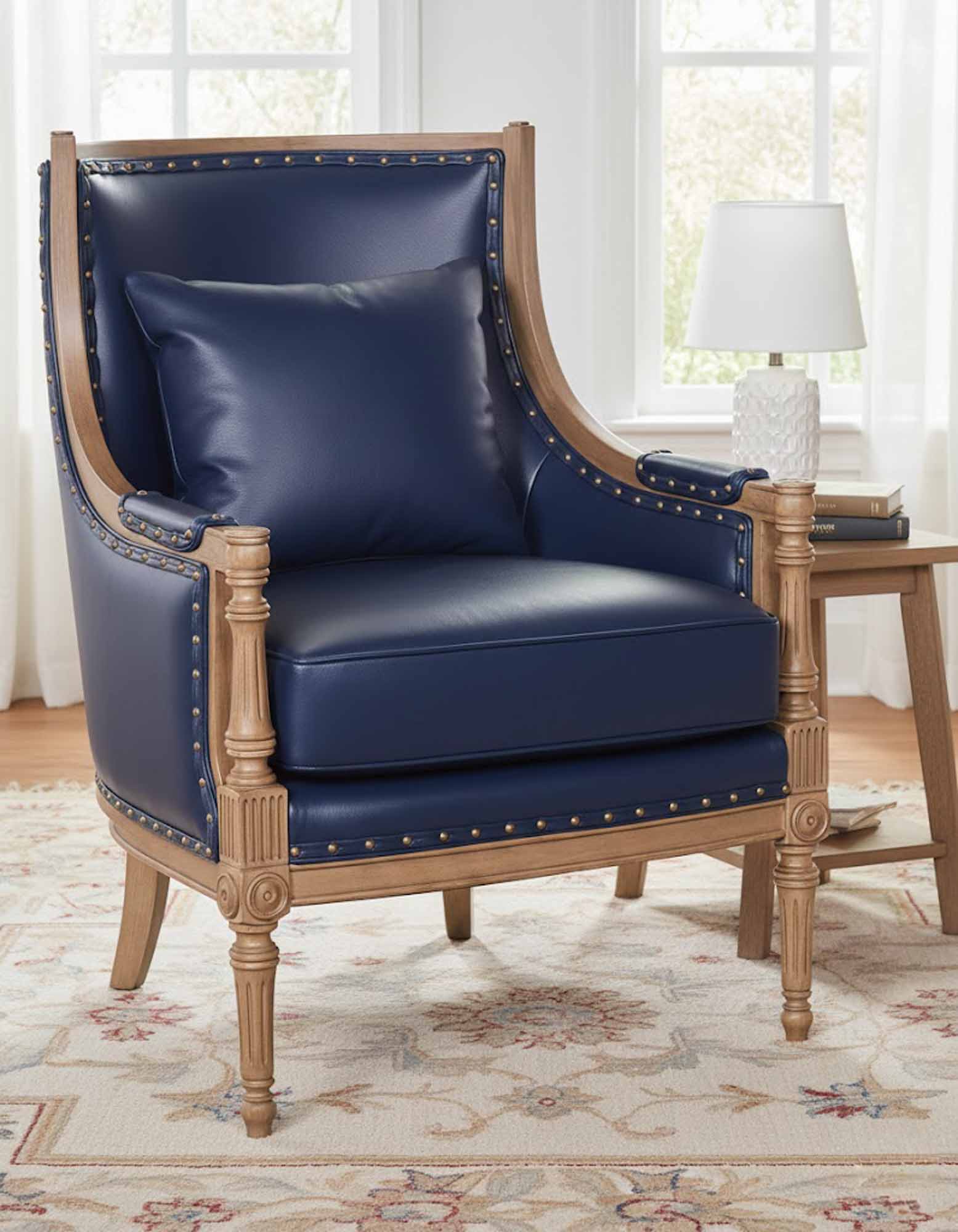 Audrey Leather Chair - Image 4