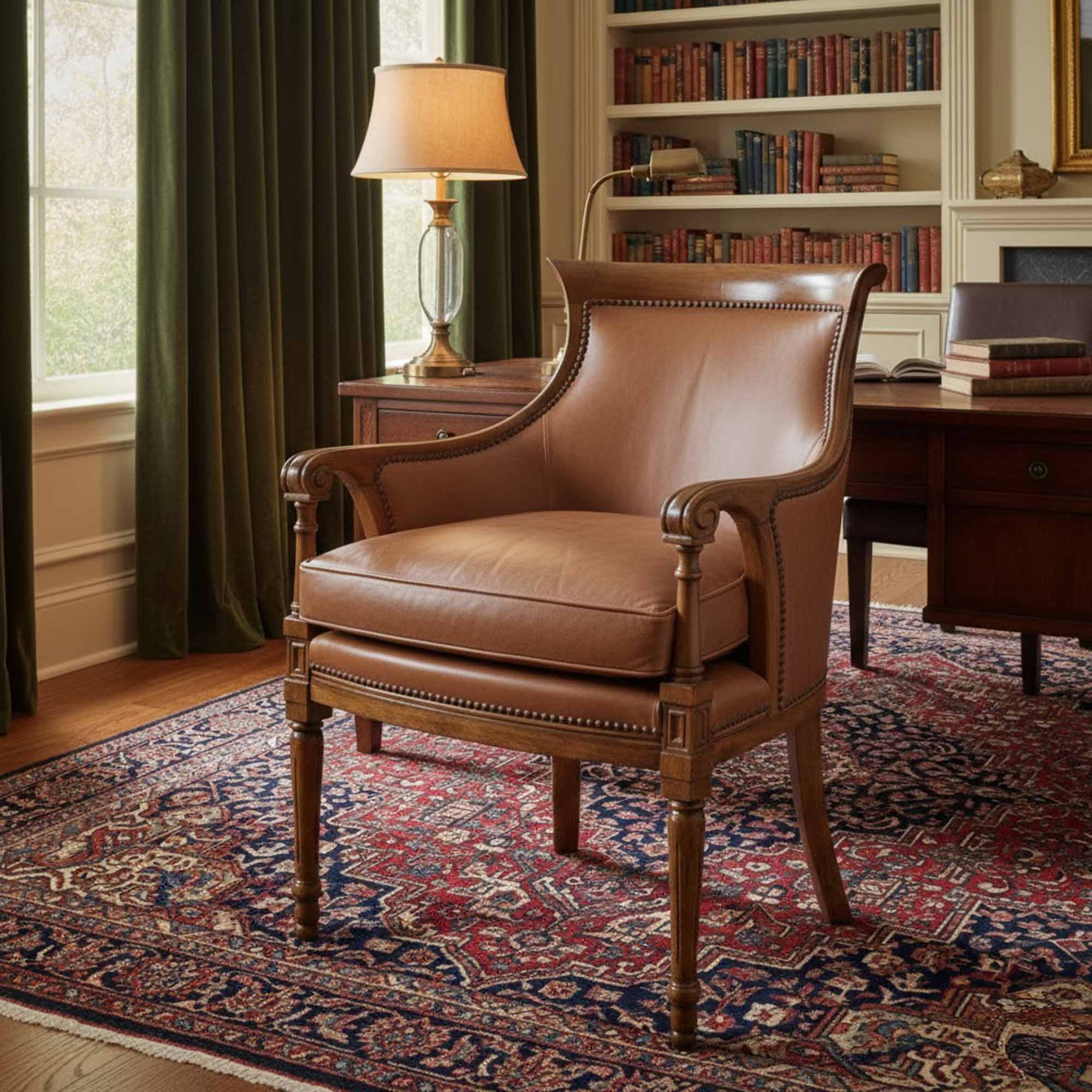 Augusta Leather Chair - Image 3