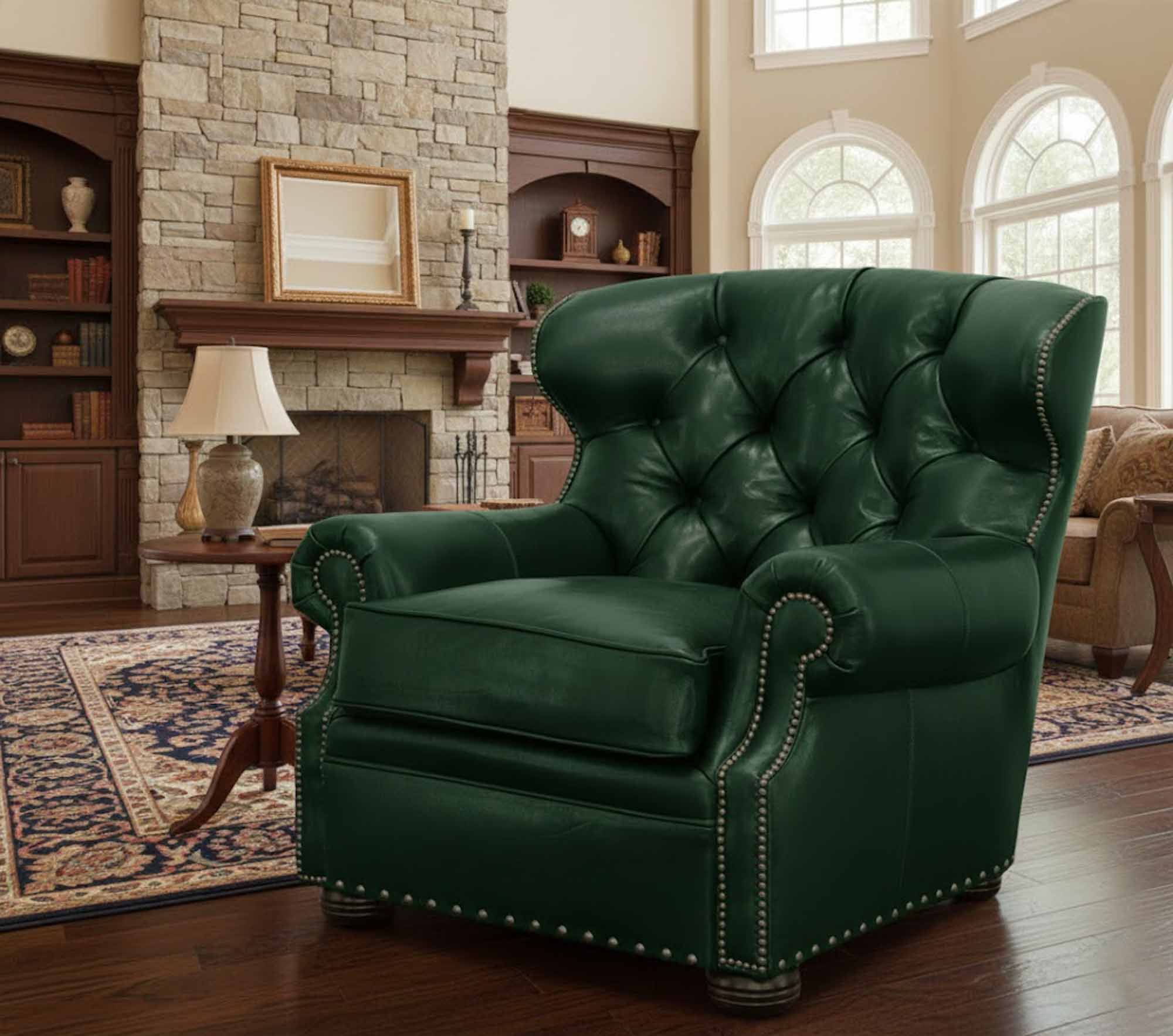 Augustus Leather Chair - Image 2