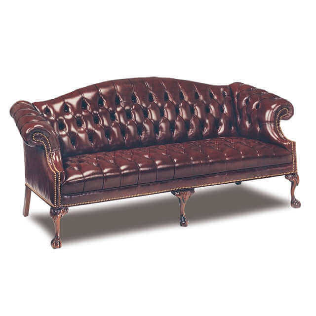 Ball In Claw Leather Sofa - Image 5