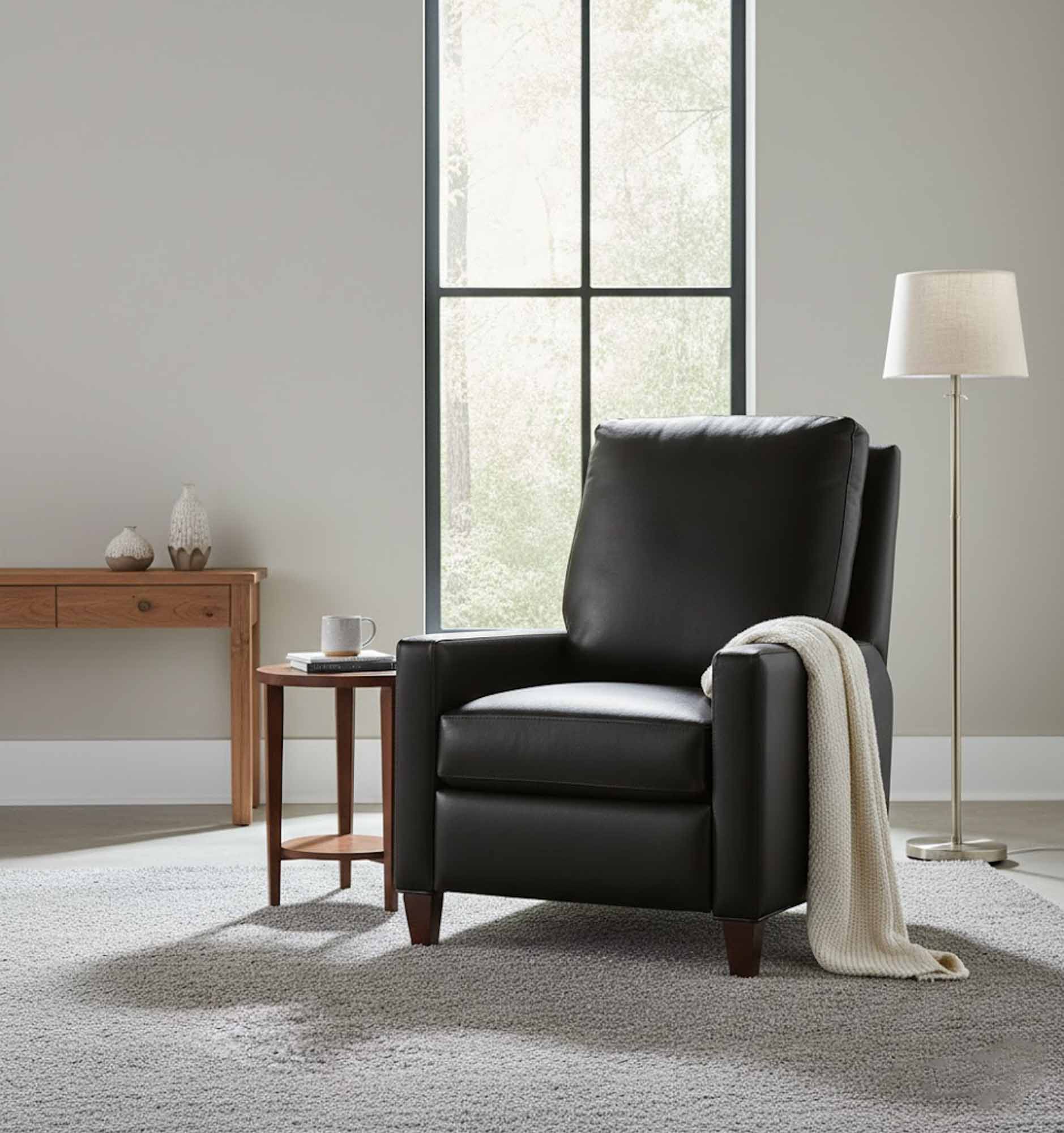 Barker Leather Recliner - Image 8