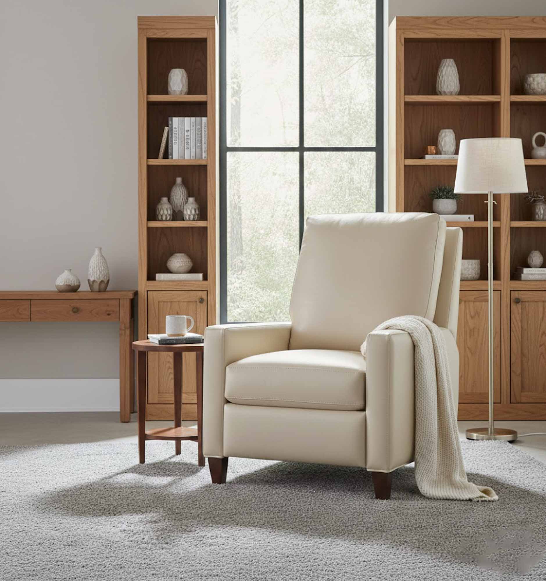 Barker Leather Recliner - Image 9