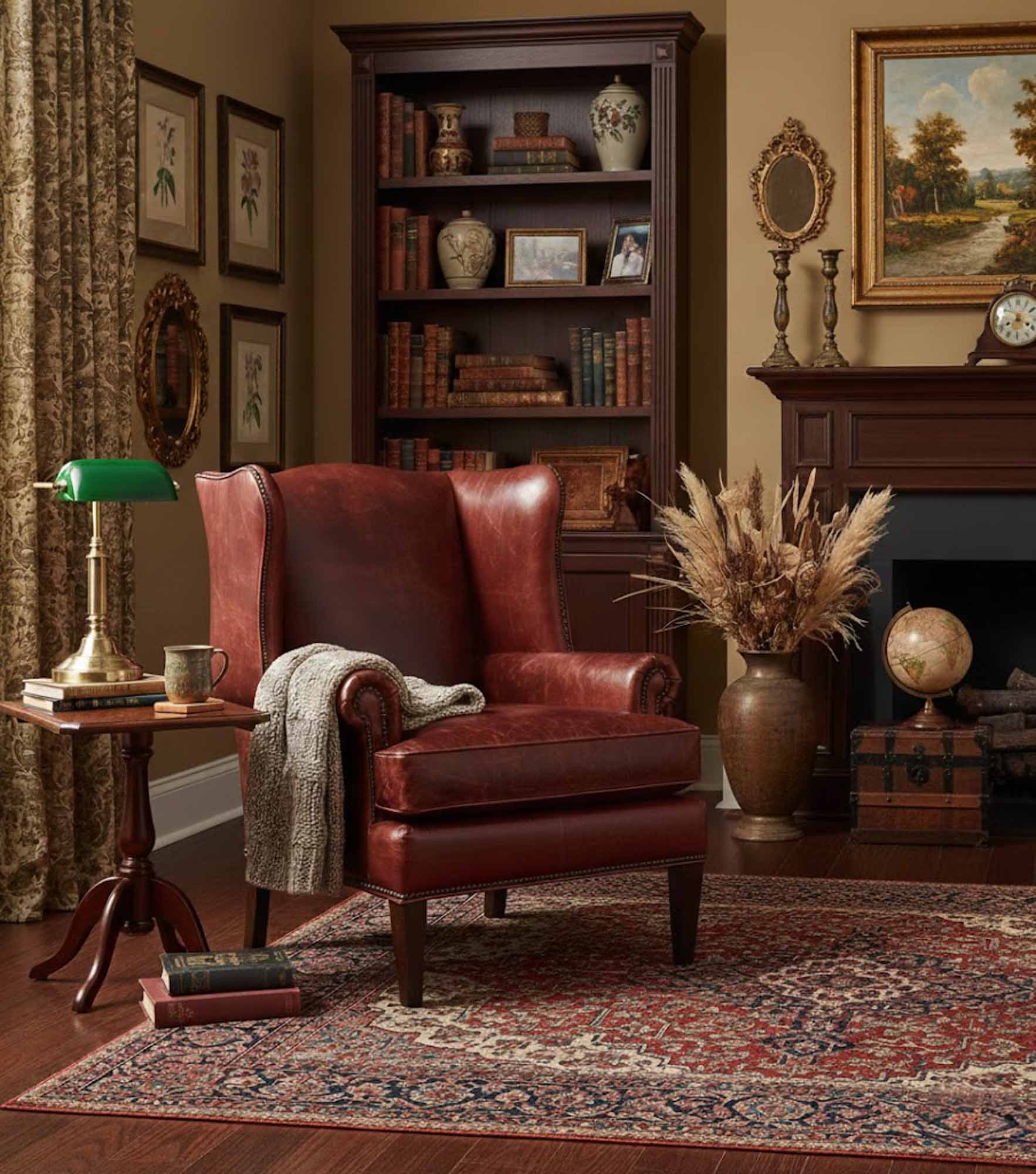 Barley Leather Chair - Image 3
