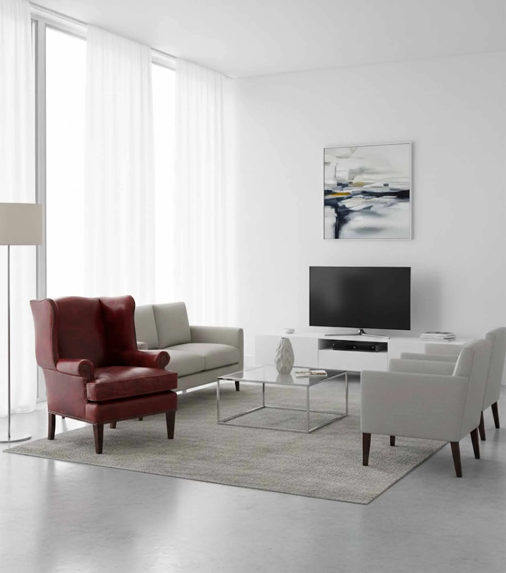 Barley Leather Chair - Image 4