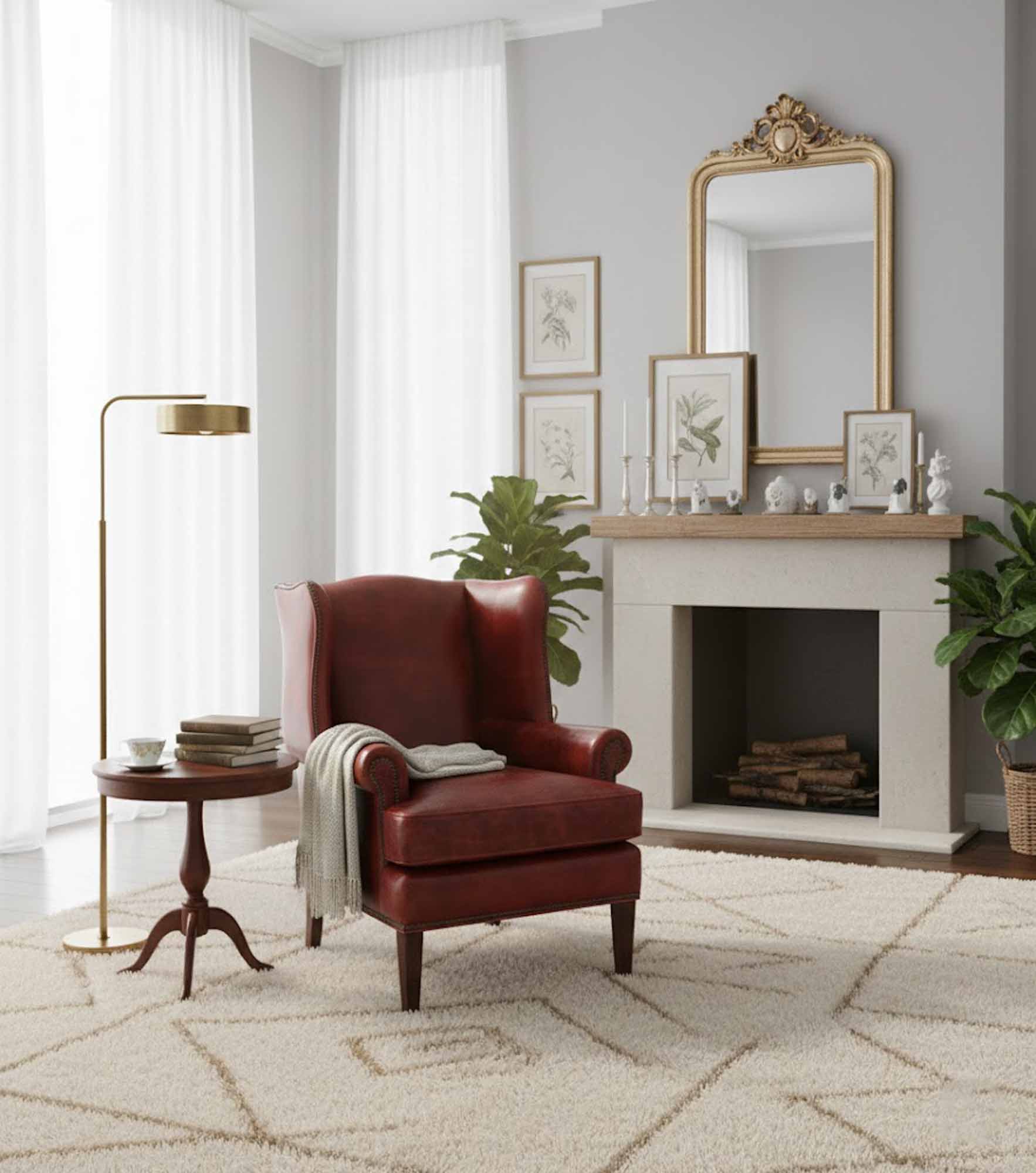 Barley Leather Chair - Image 5