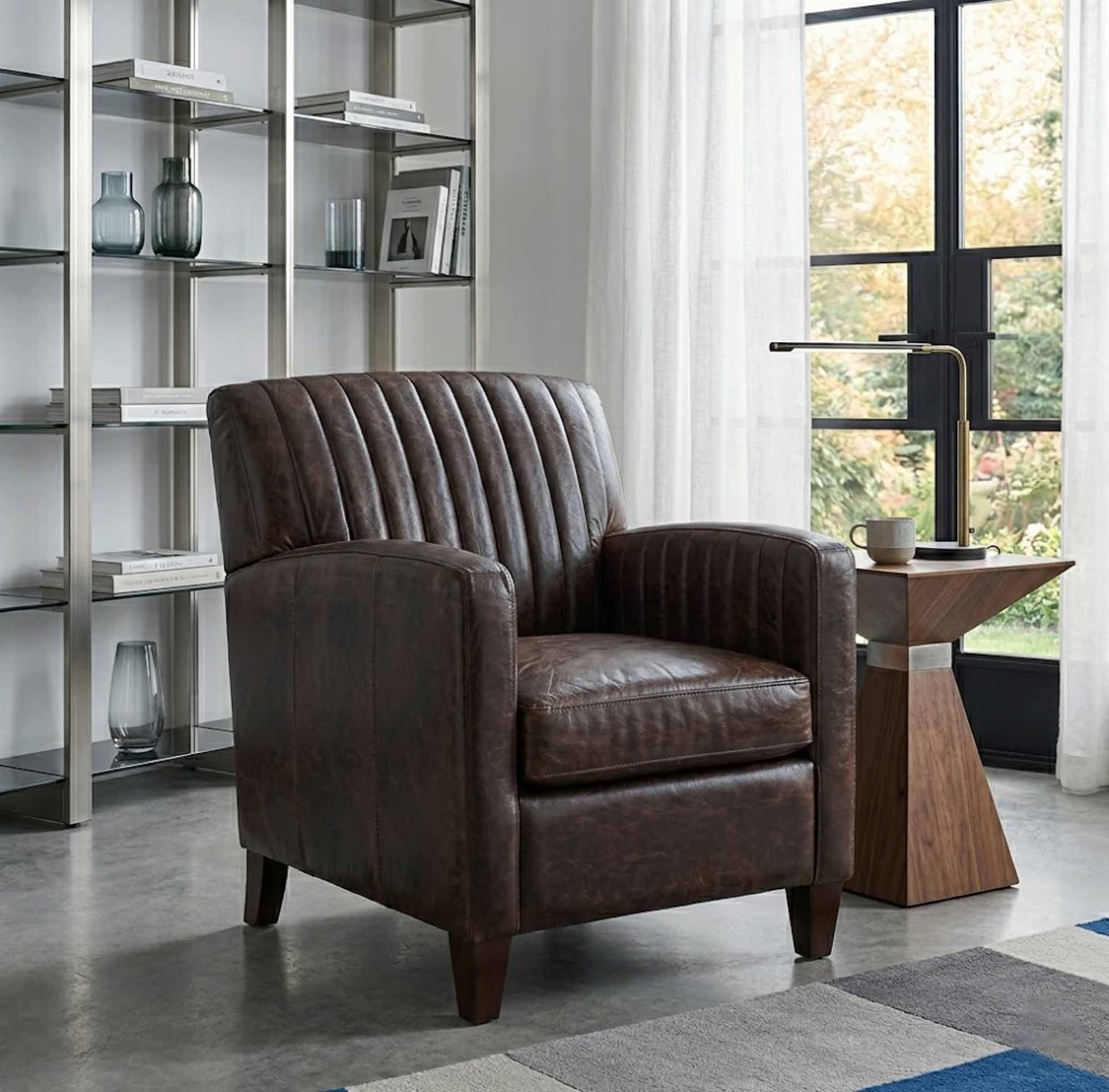 Barnabus Leather Chair - Image 8