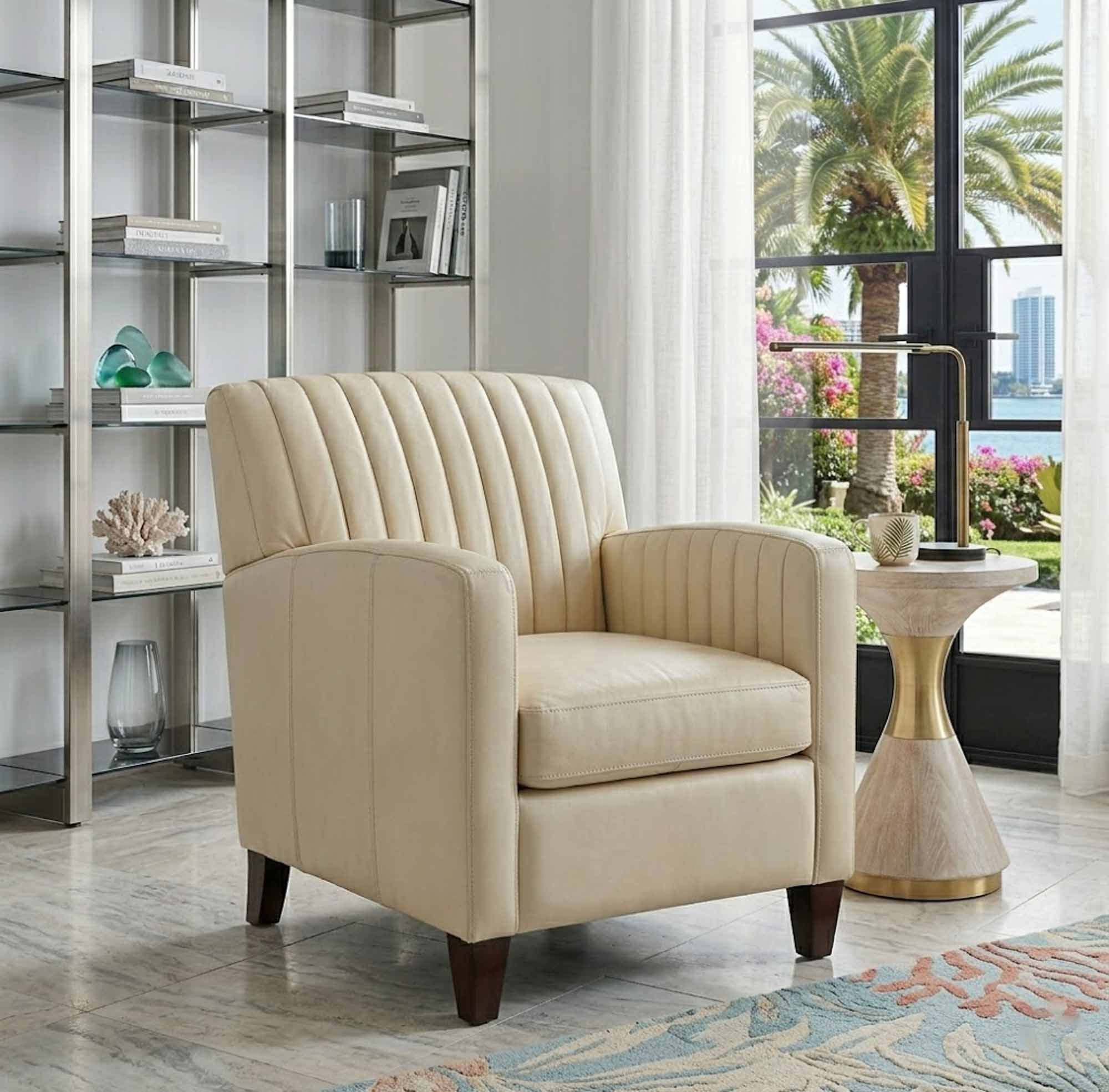 Barnabus Leather Chair - Image 9