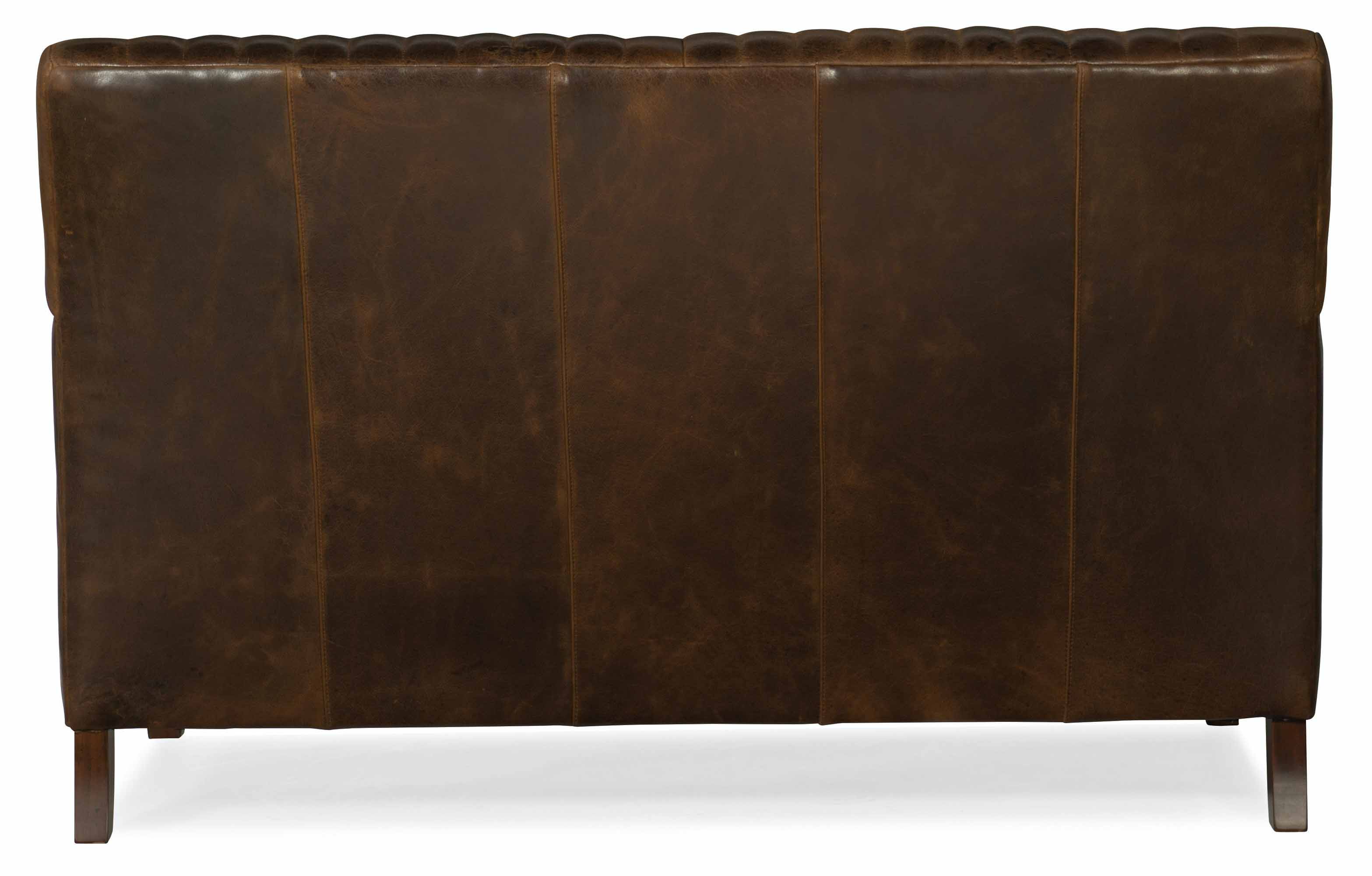 Barnabus Leather Loveseat - Image 2