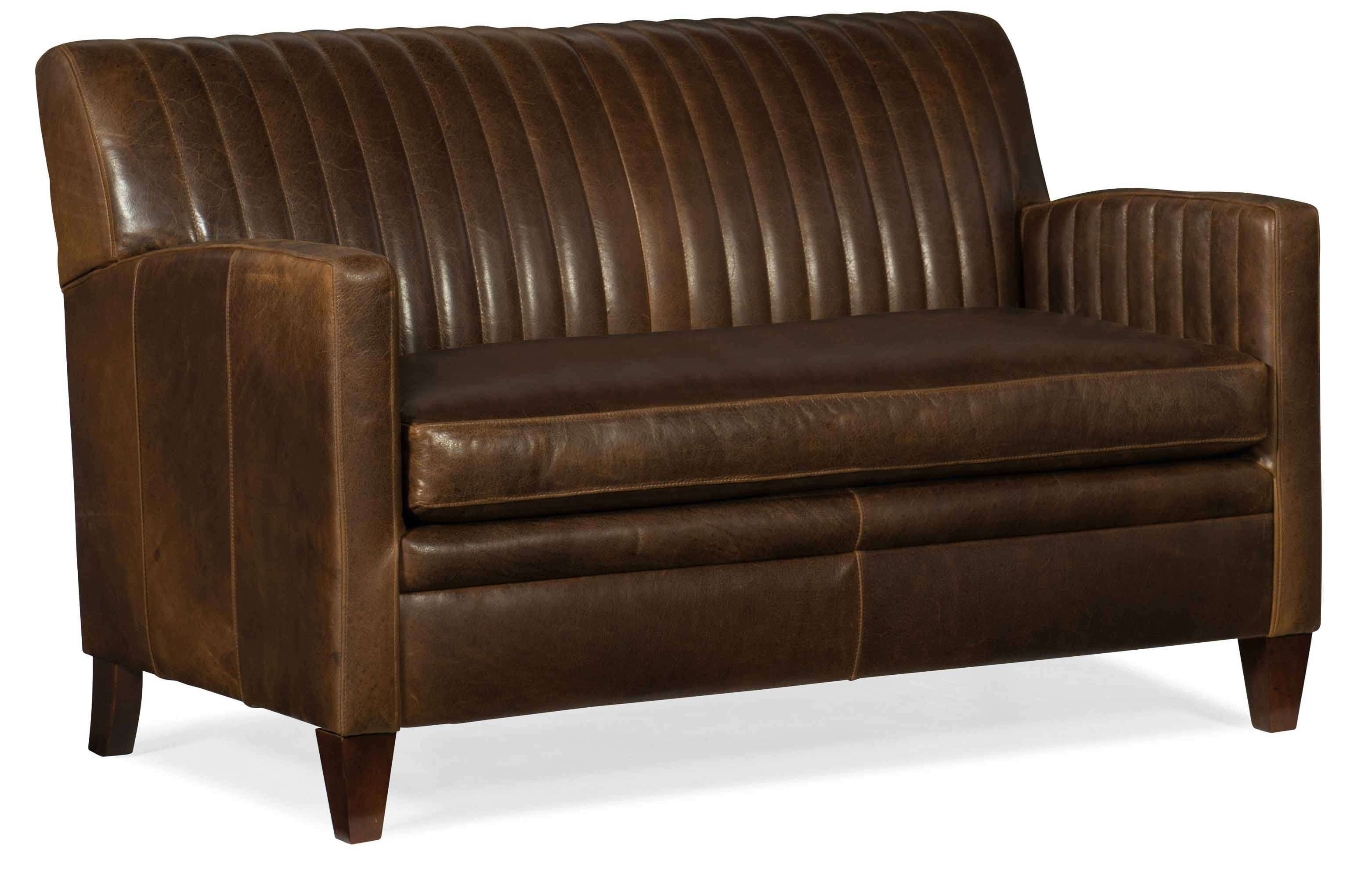 Barnabus Leather Loveseat - Image 3