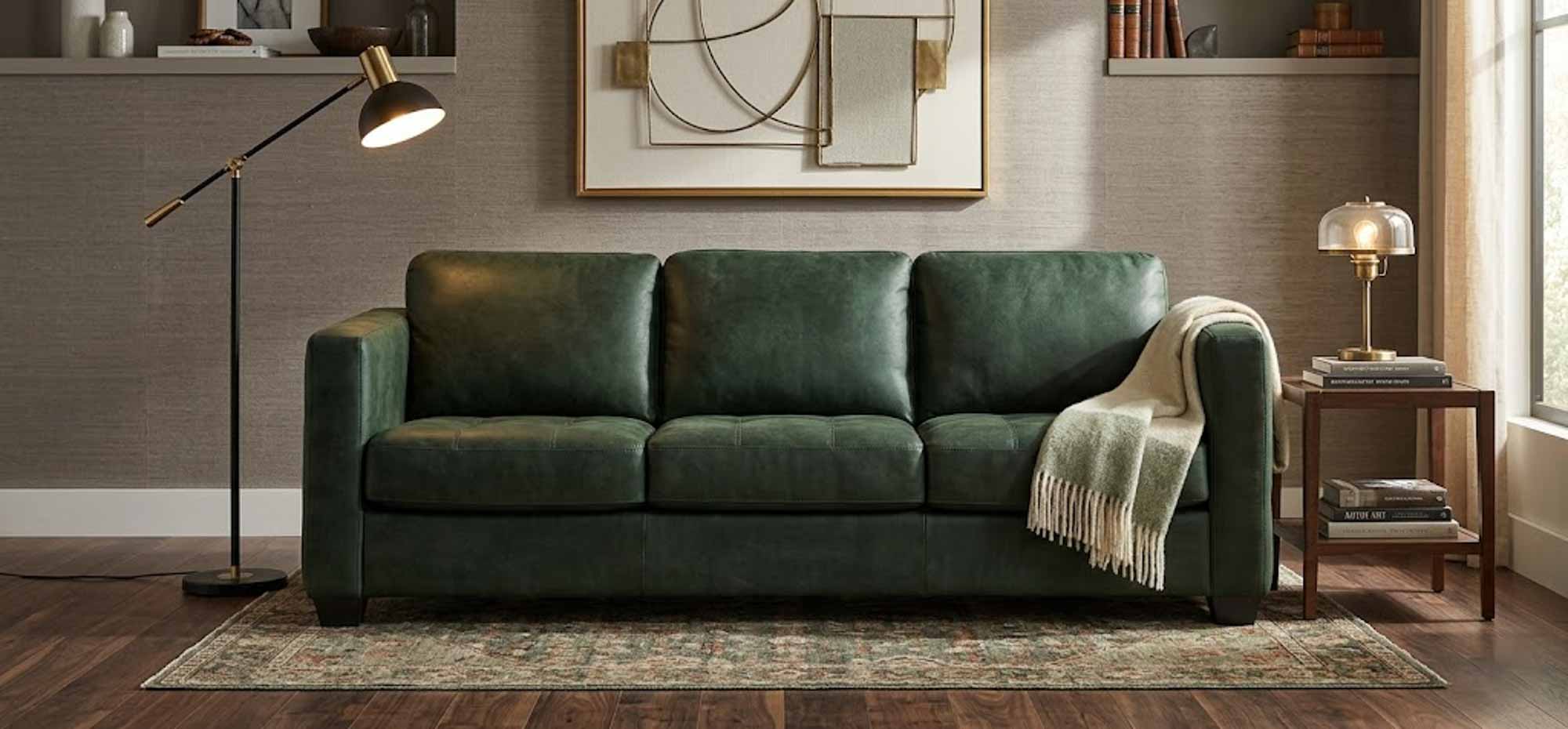Barrett Leather Sofa - Image 9