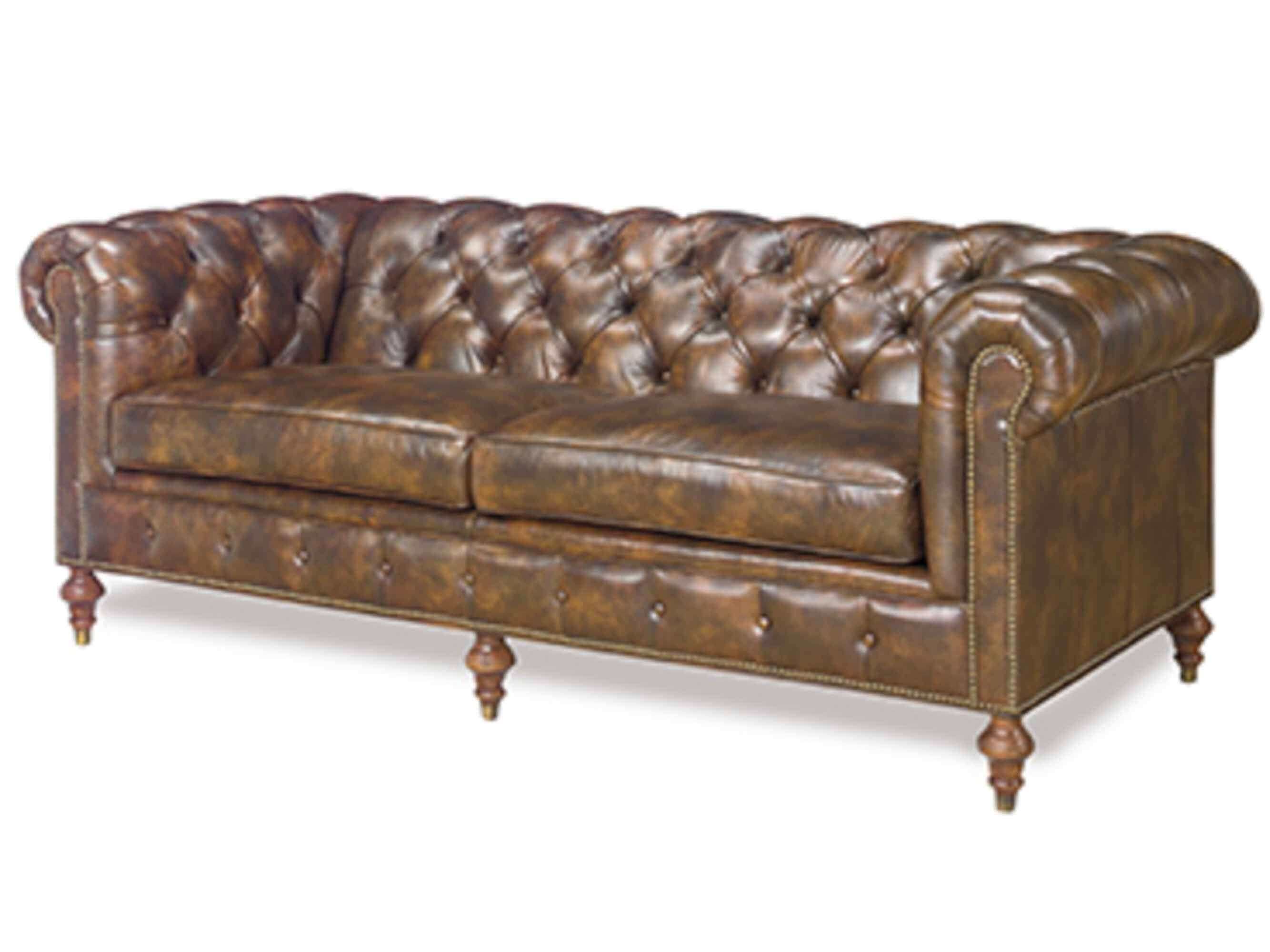 Baton Rouge Leather Loveseat - Image 4