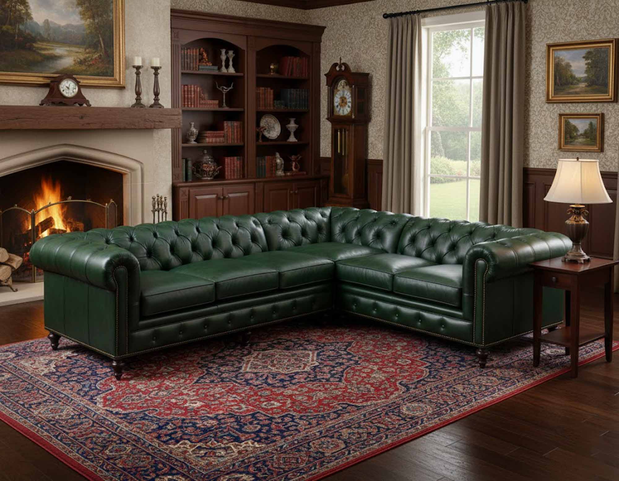 Baton Rouge Leather Sectional - Image 3