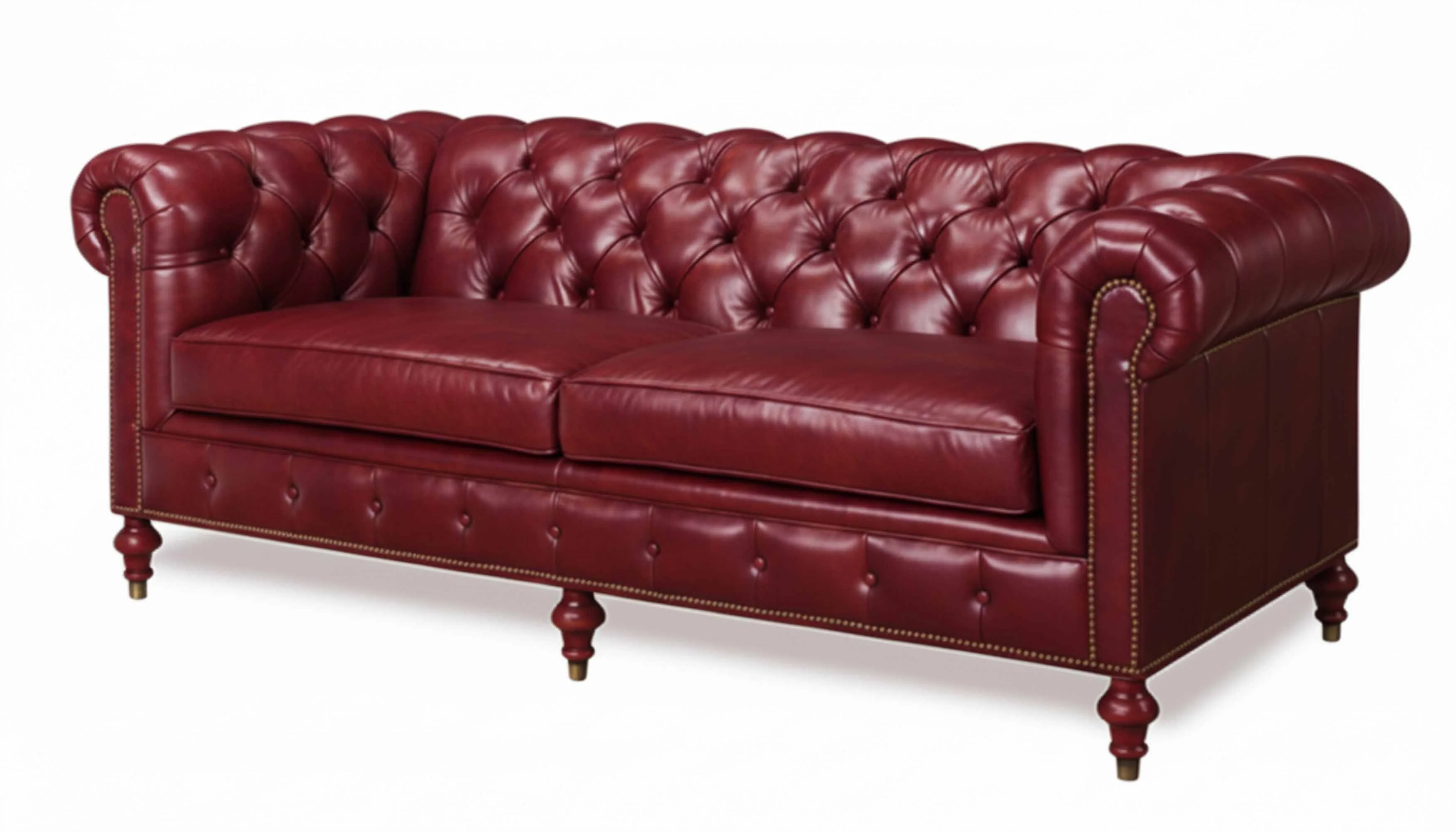Baton Rouge Leather Short Sofa - Image 3