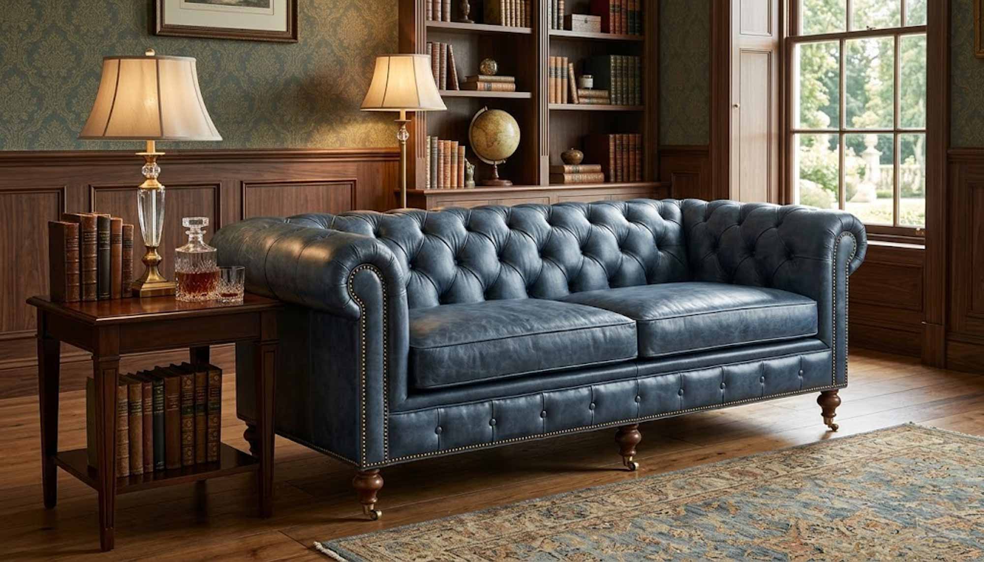 Baton Rouge Leather Short Sofa - Image 5