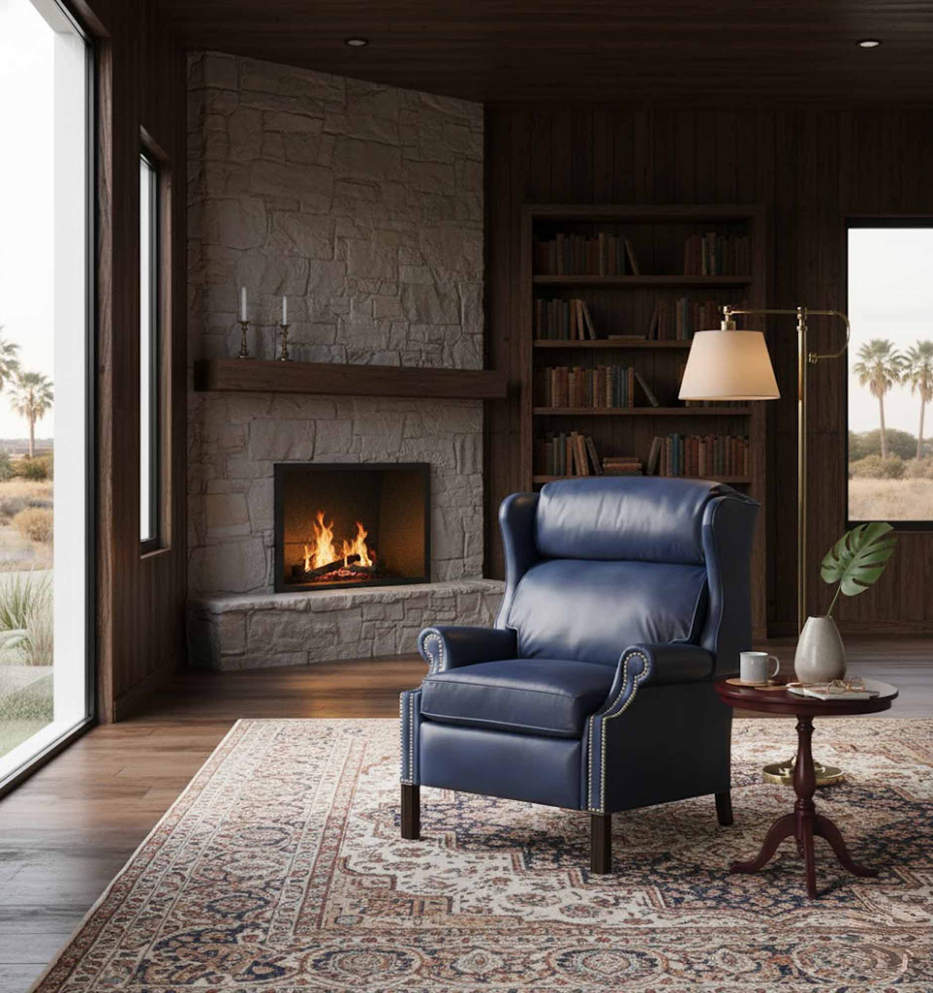 Beau Leather Recliner - Image 4
