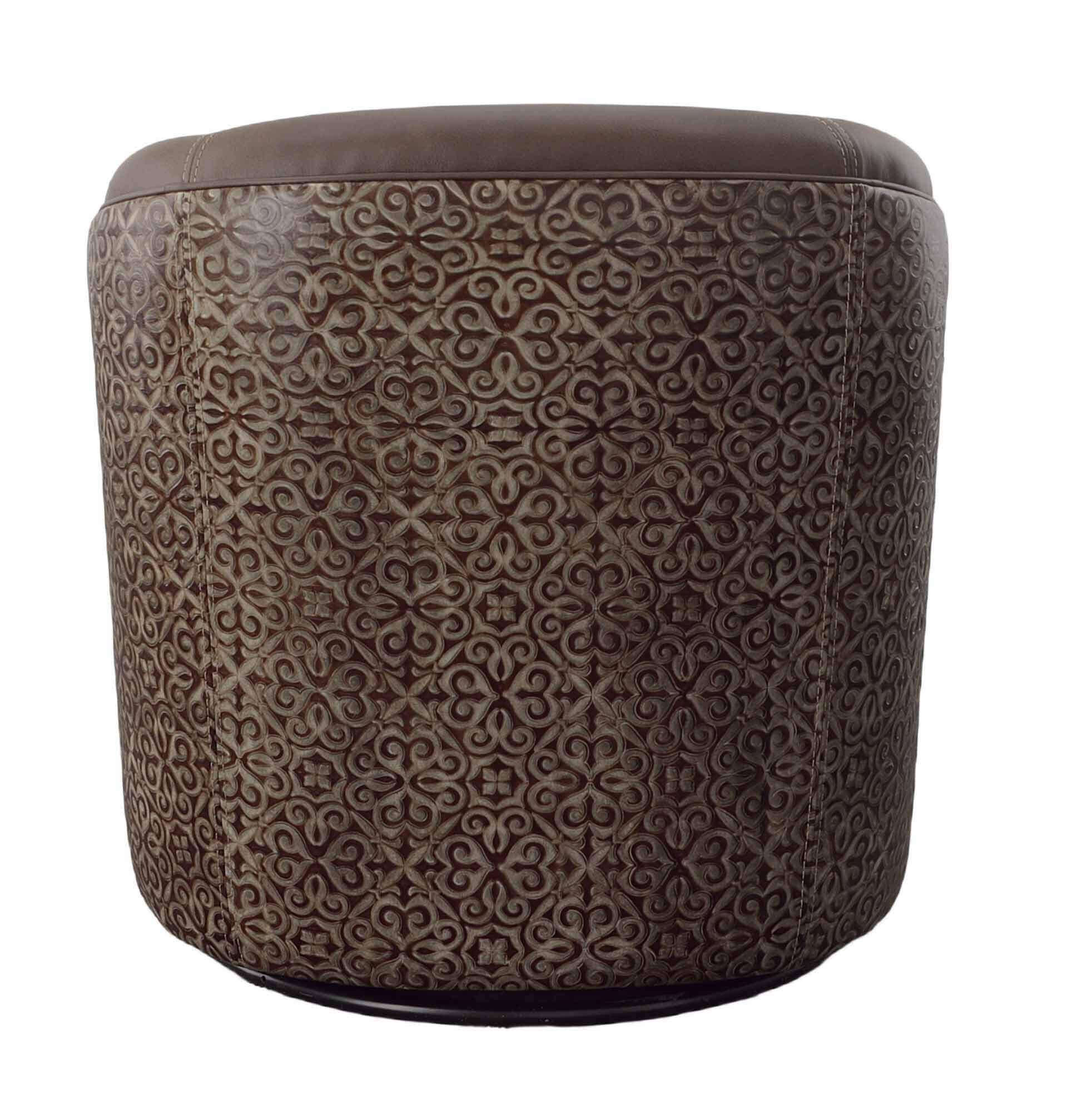 Bella Leather Swivel Chair - Image 4