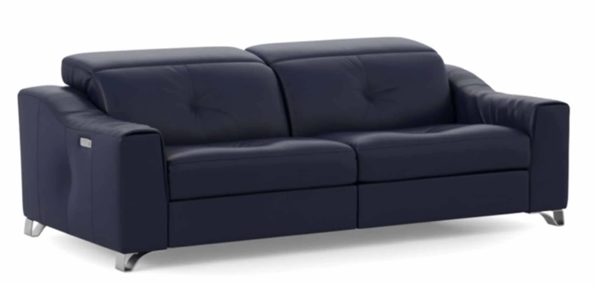 Bellini Leather Power Reclining Loveseat With Articulating Headrest - Image 5