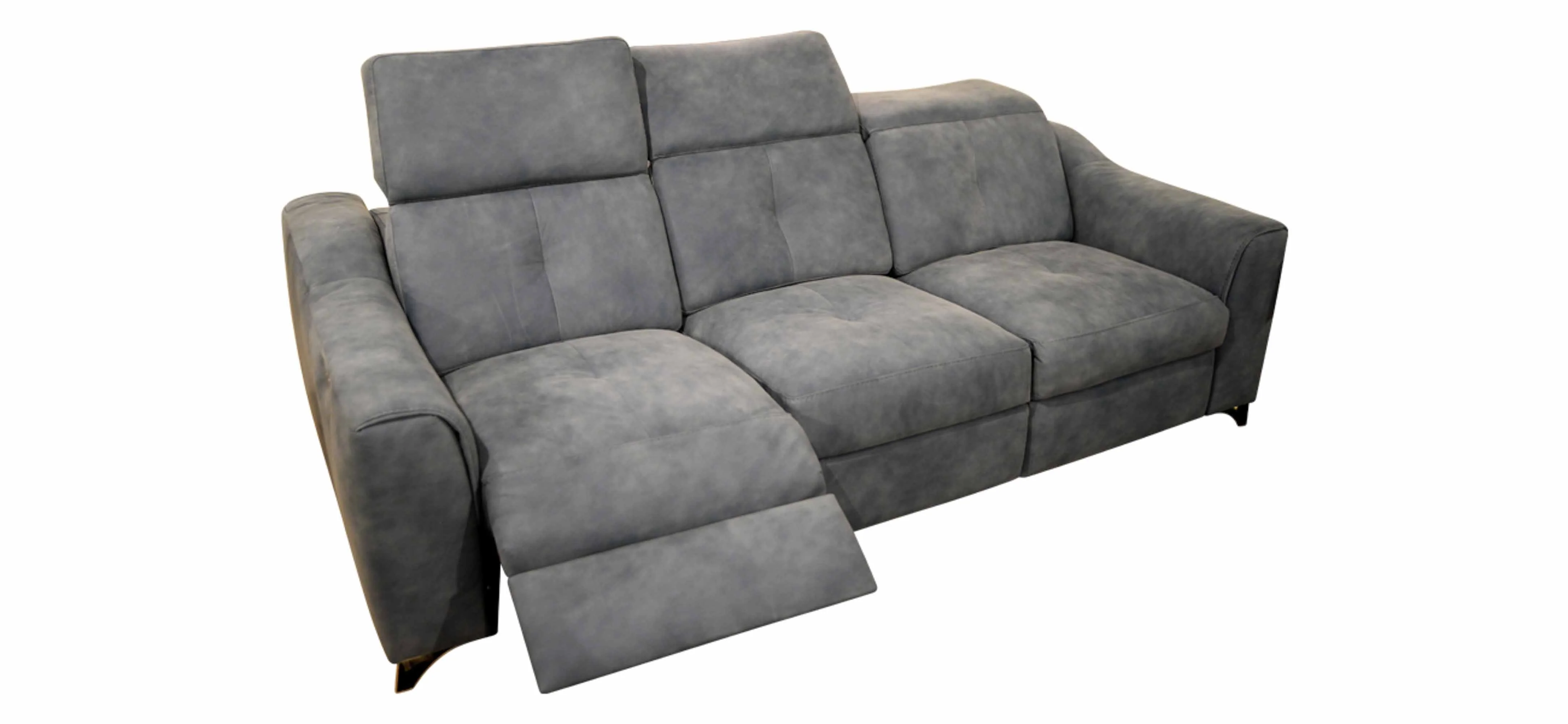Bellini Leather Power Reclining Sofa With Articulating Headrest - Image 5
