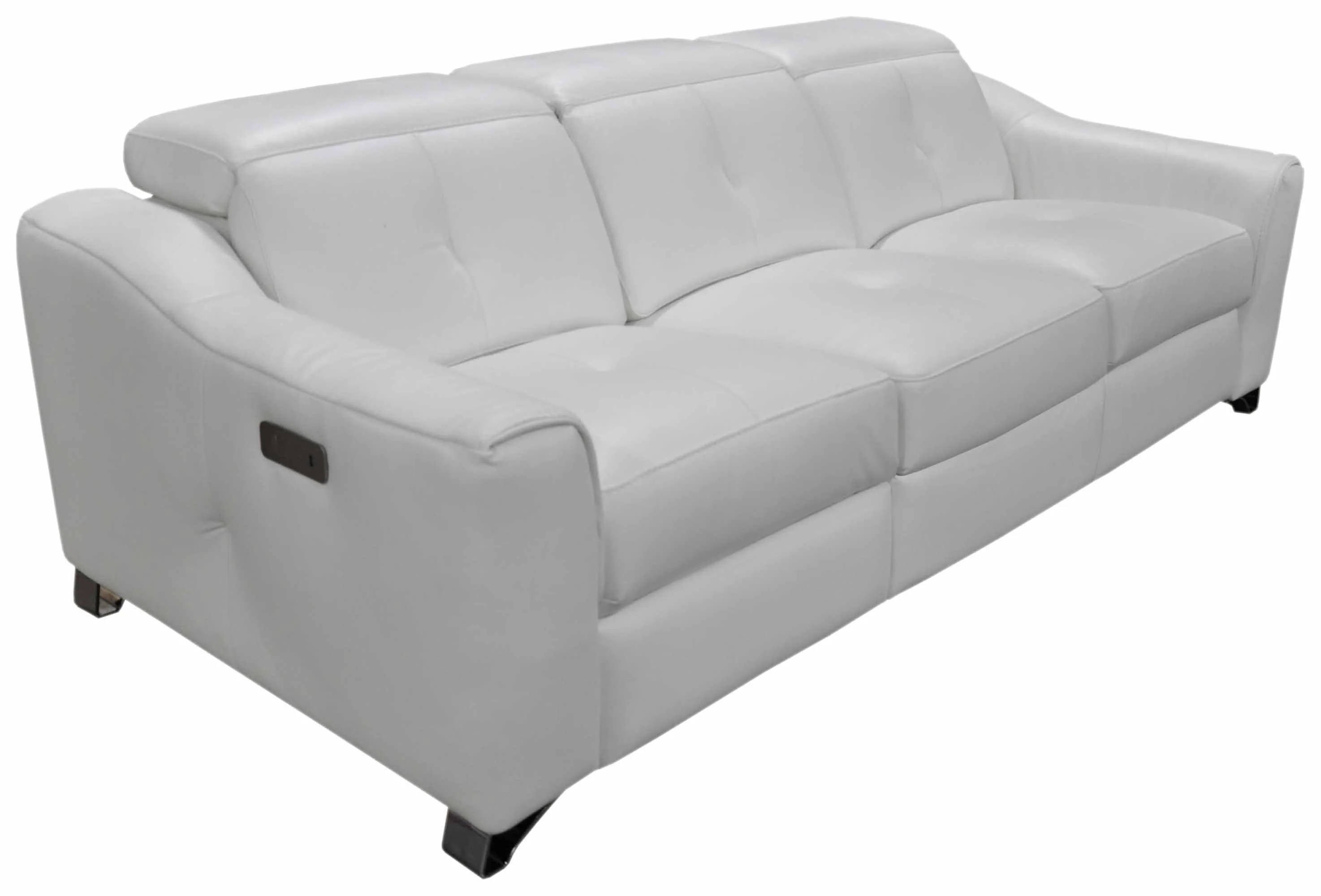 Bellini Leather Power Reclining Sofa With Articulating Headrest - Image 6