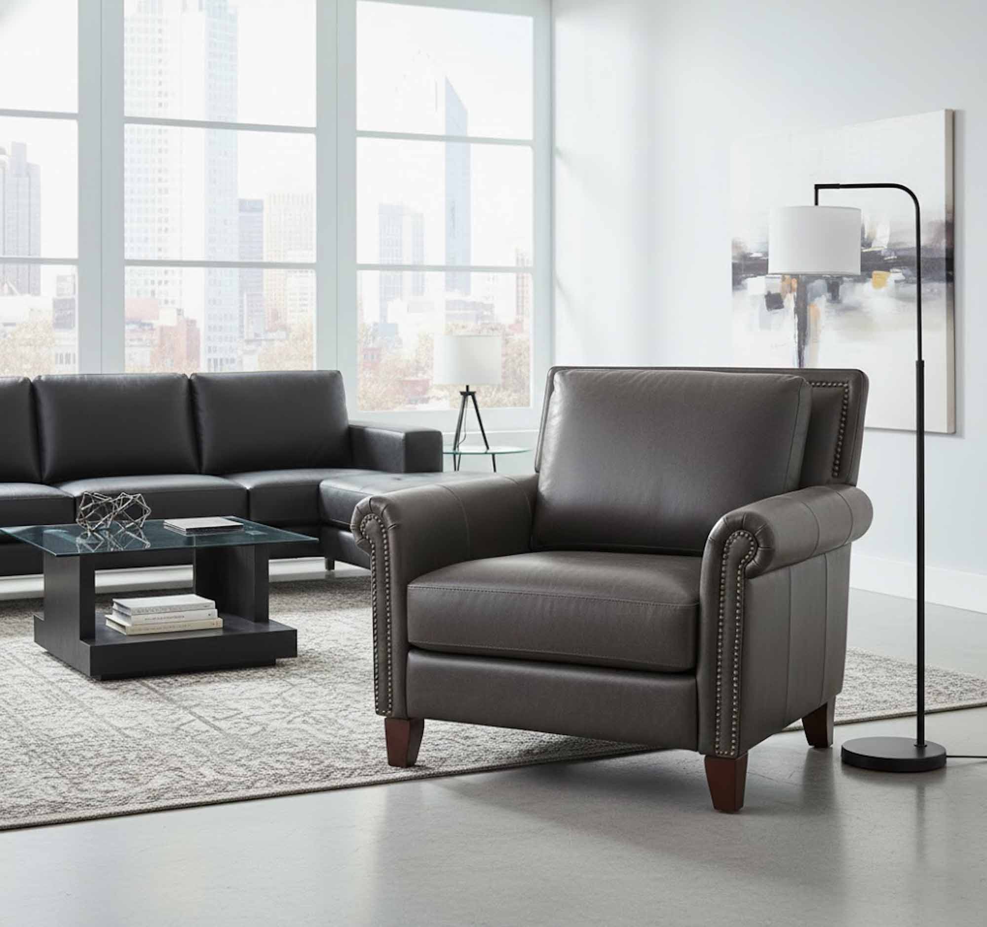 Benjamin Leather Chair - Image 4